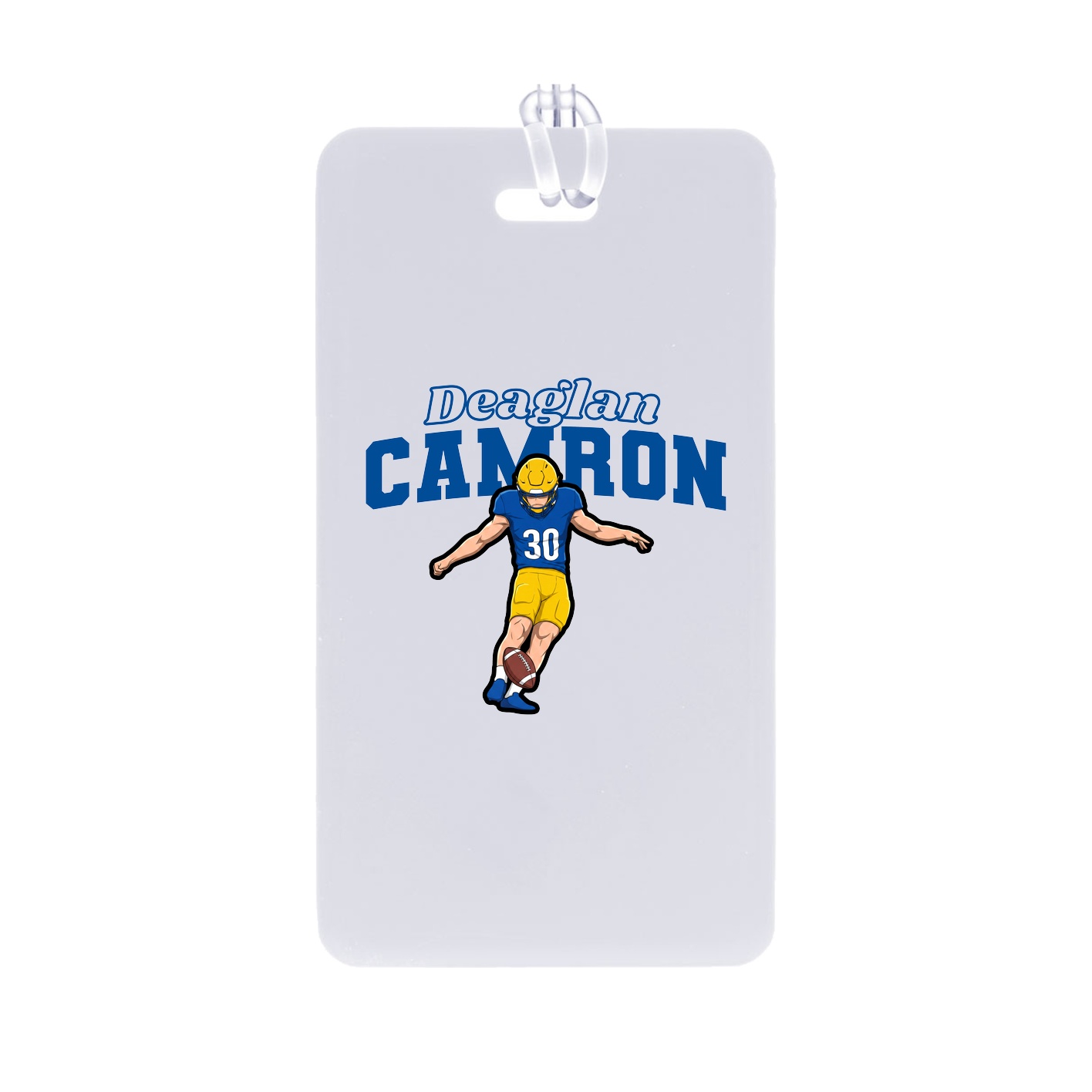 Bag Tag — Name Arch in Classic