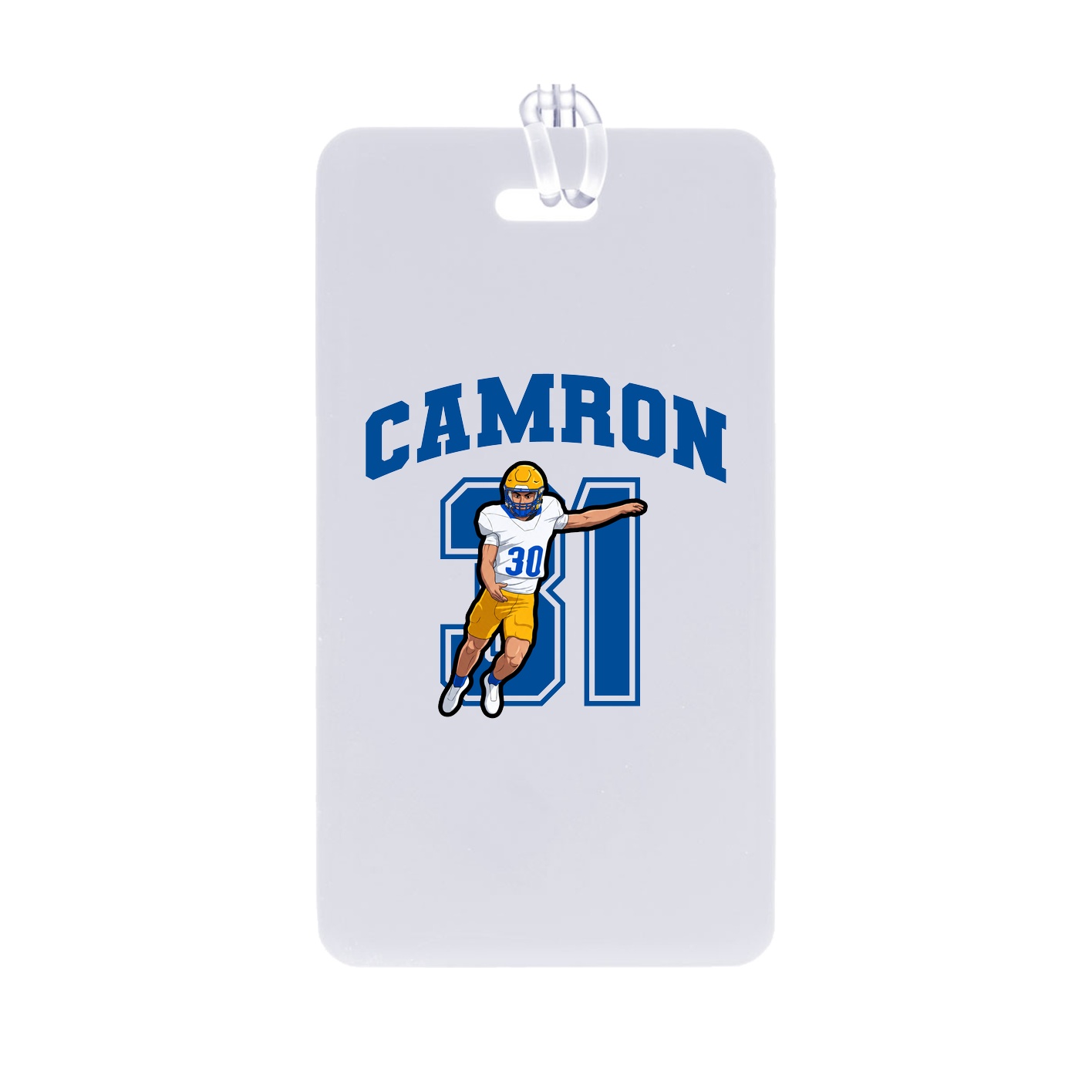 Bag Tag — Number in Classic