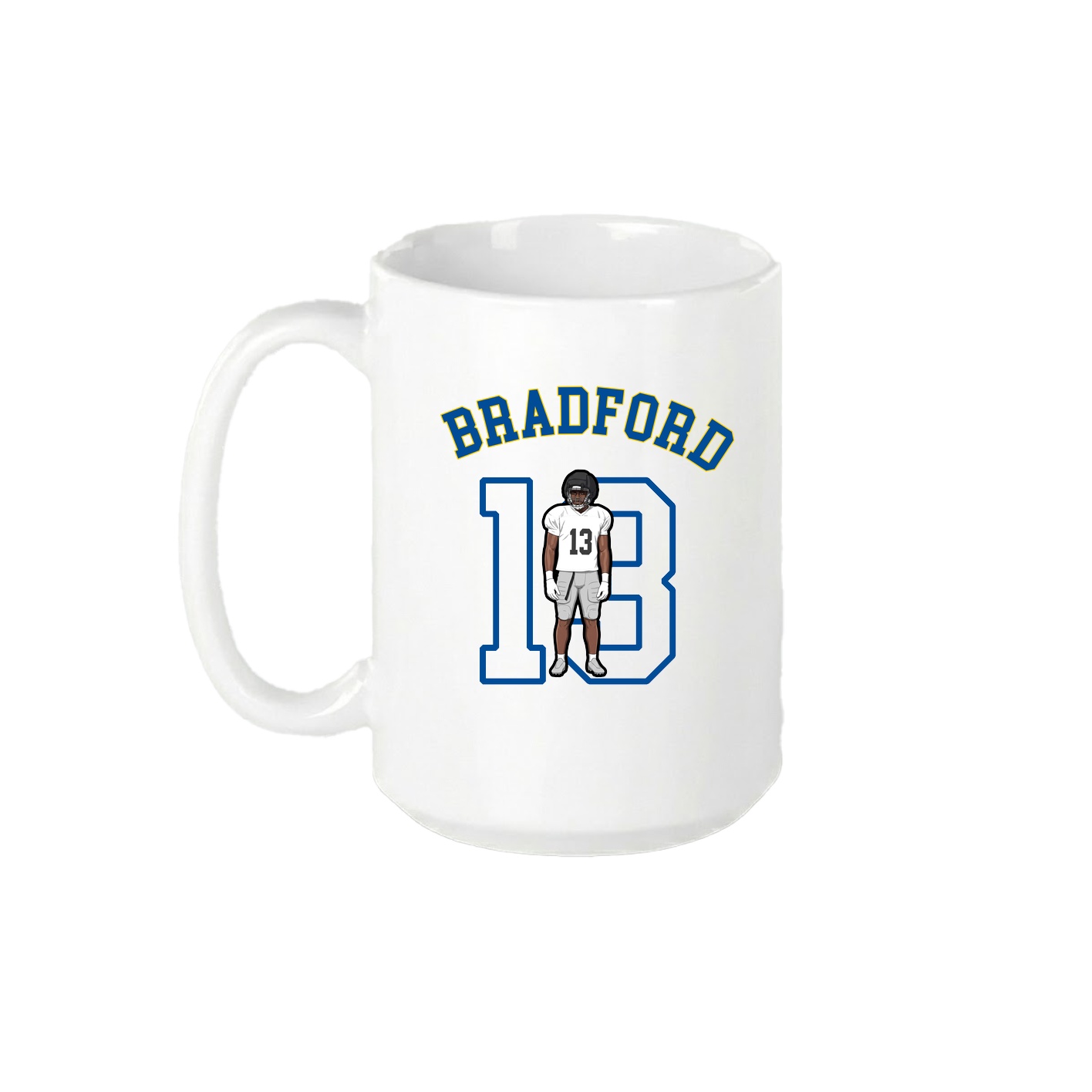15oz Coffee Mug — Shirsey Arch in White