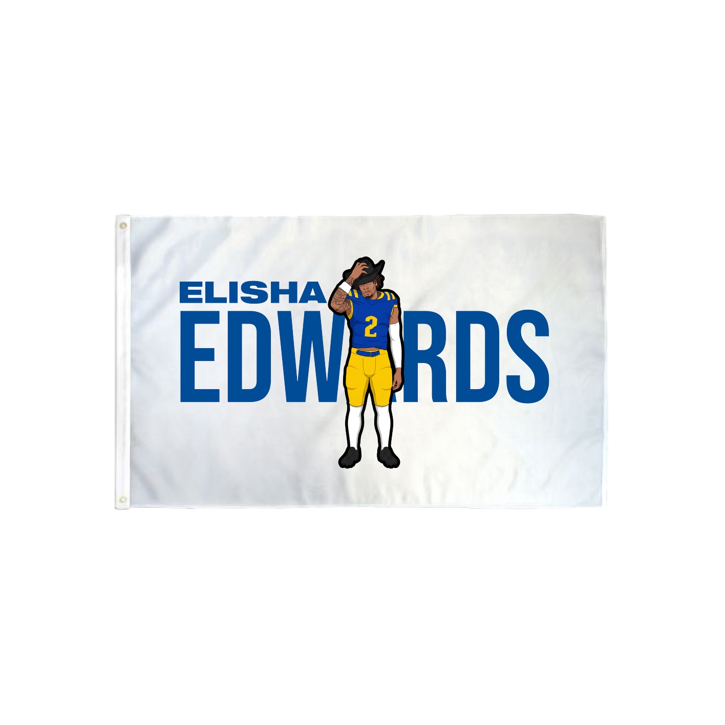 3x5 Flag — Player Name in Classic