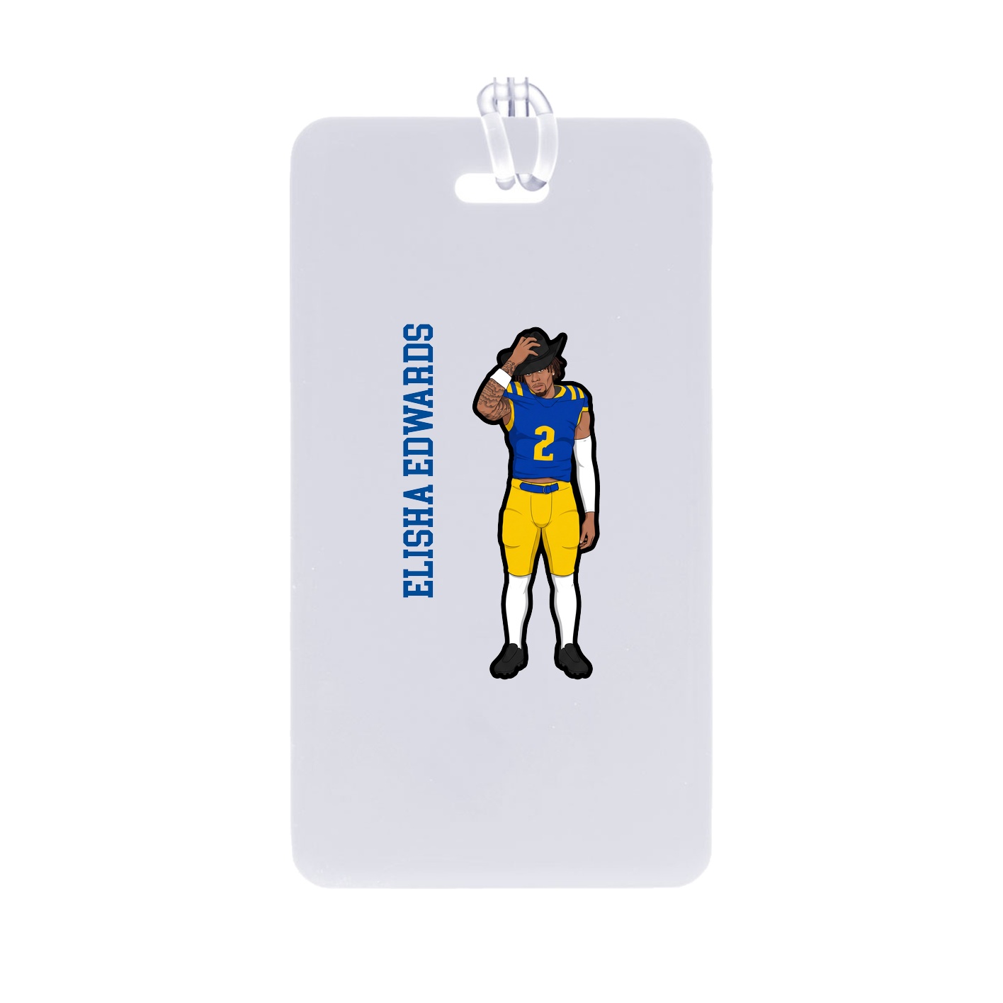 Bag Tag — Name Vertical in Classic