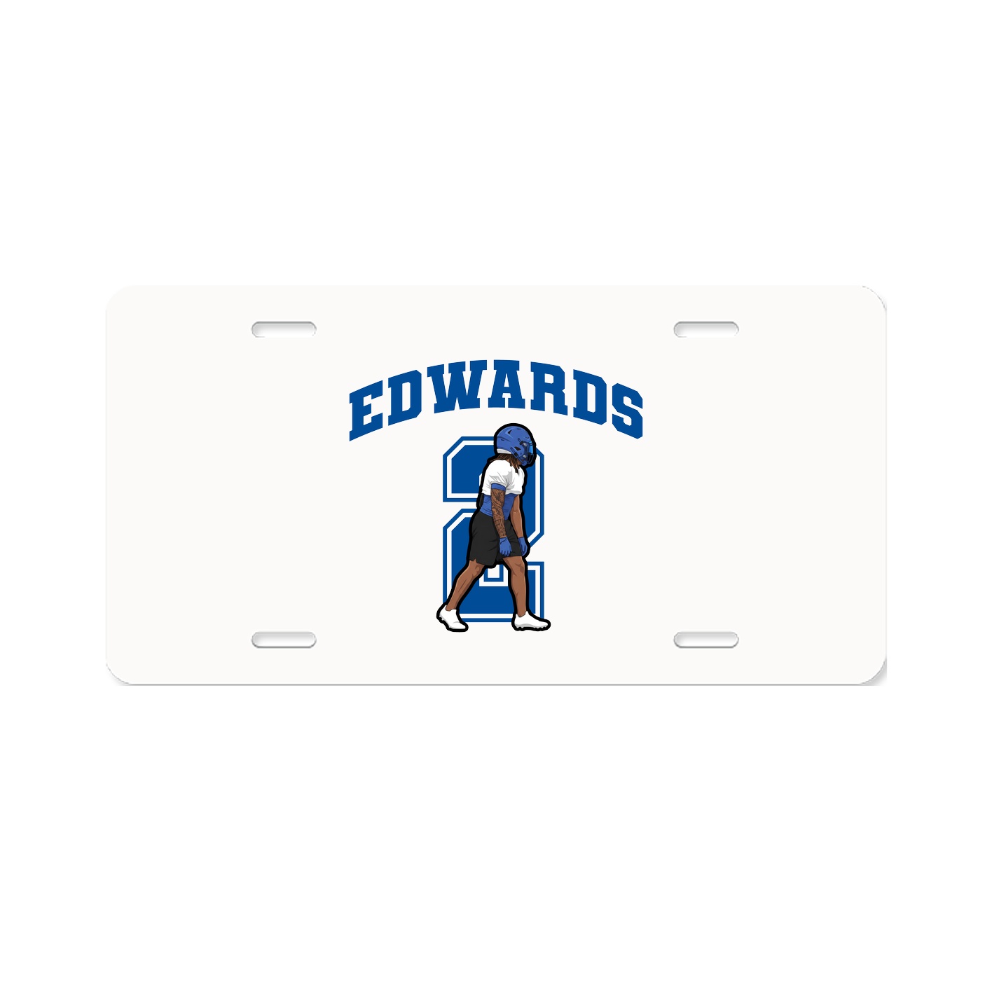 License Plate — Number in Classic