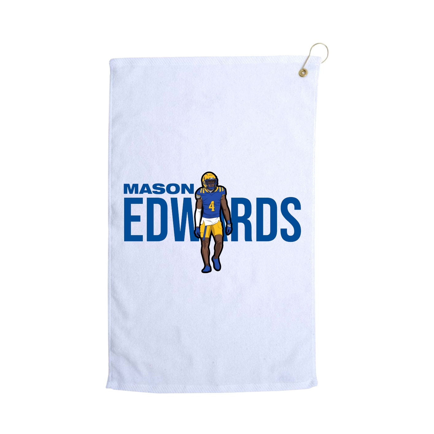 Golf Towel — Player Name in White