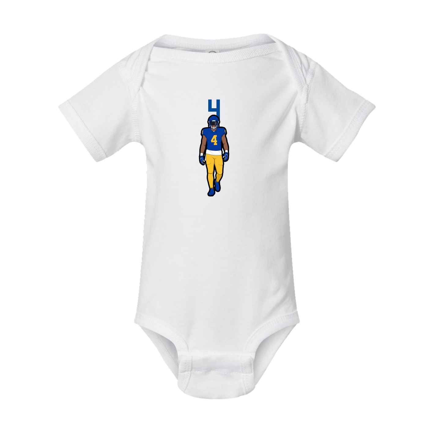 Baby Onesie — Number Top in White