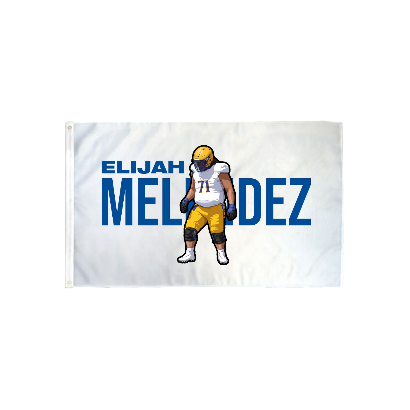 3x5 Flag — Player Name in Classic