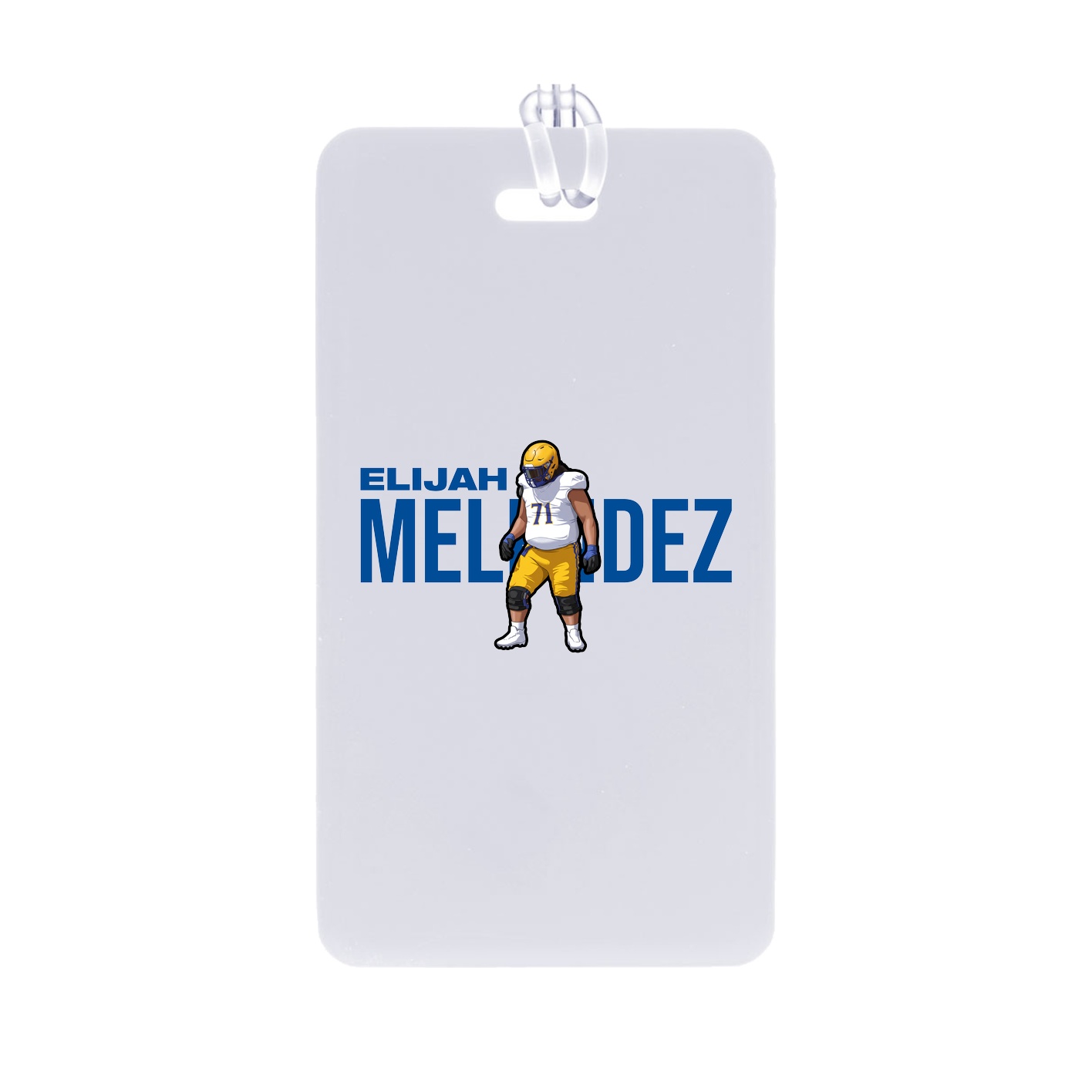 Bag Tag — Player Name in Classic