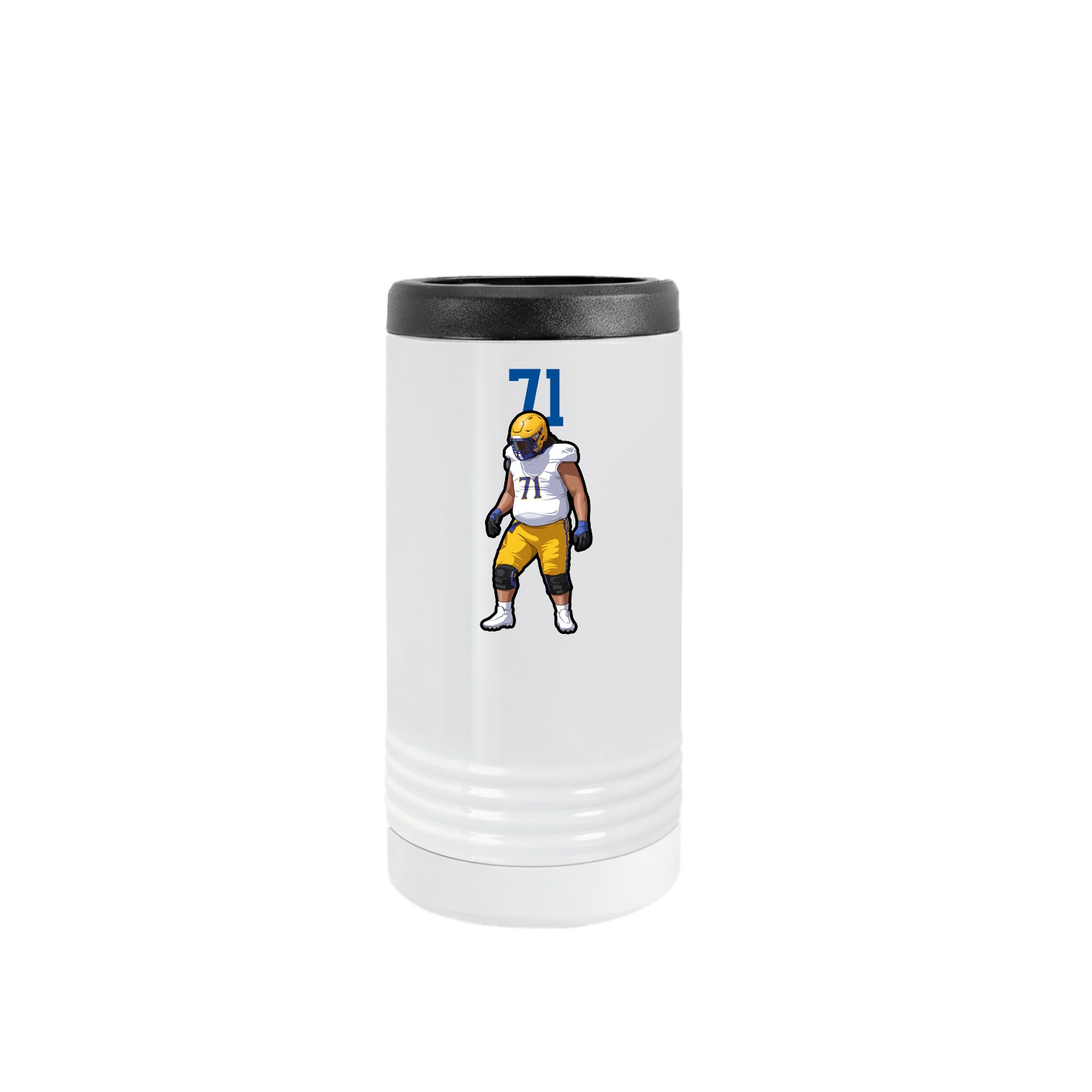 Slim Beverage Holder — Number Top in White