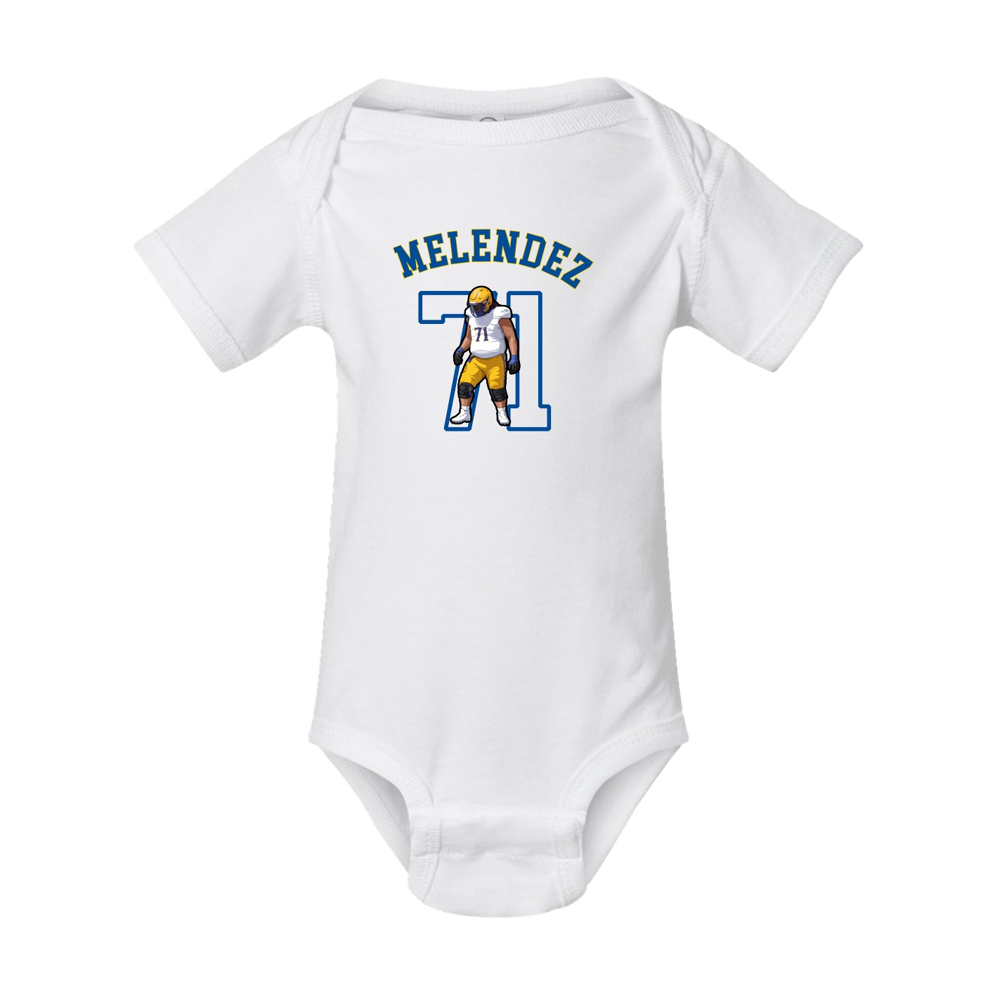 Baby Onesie — Shirsey Arch in White