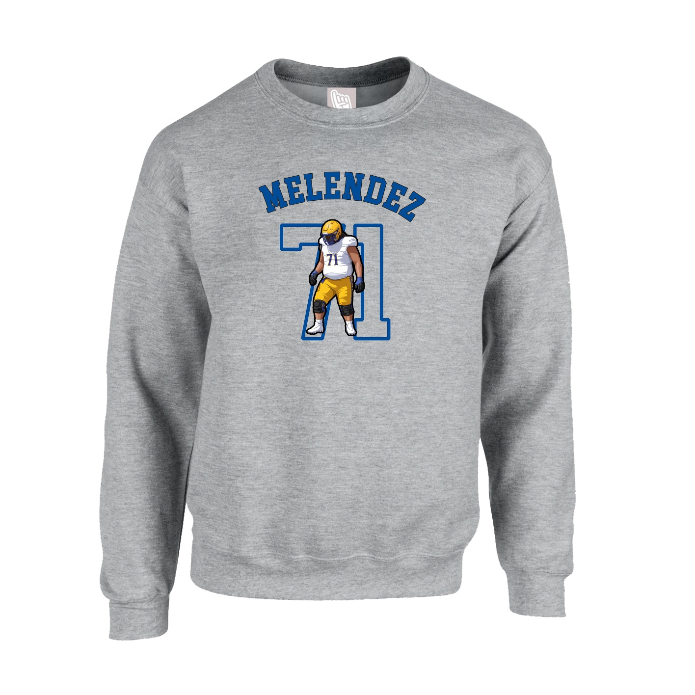 Fleece Crew — Shirsey Arch in Grey