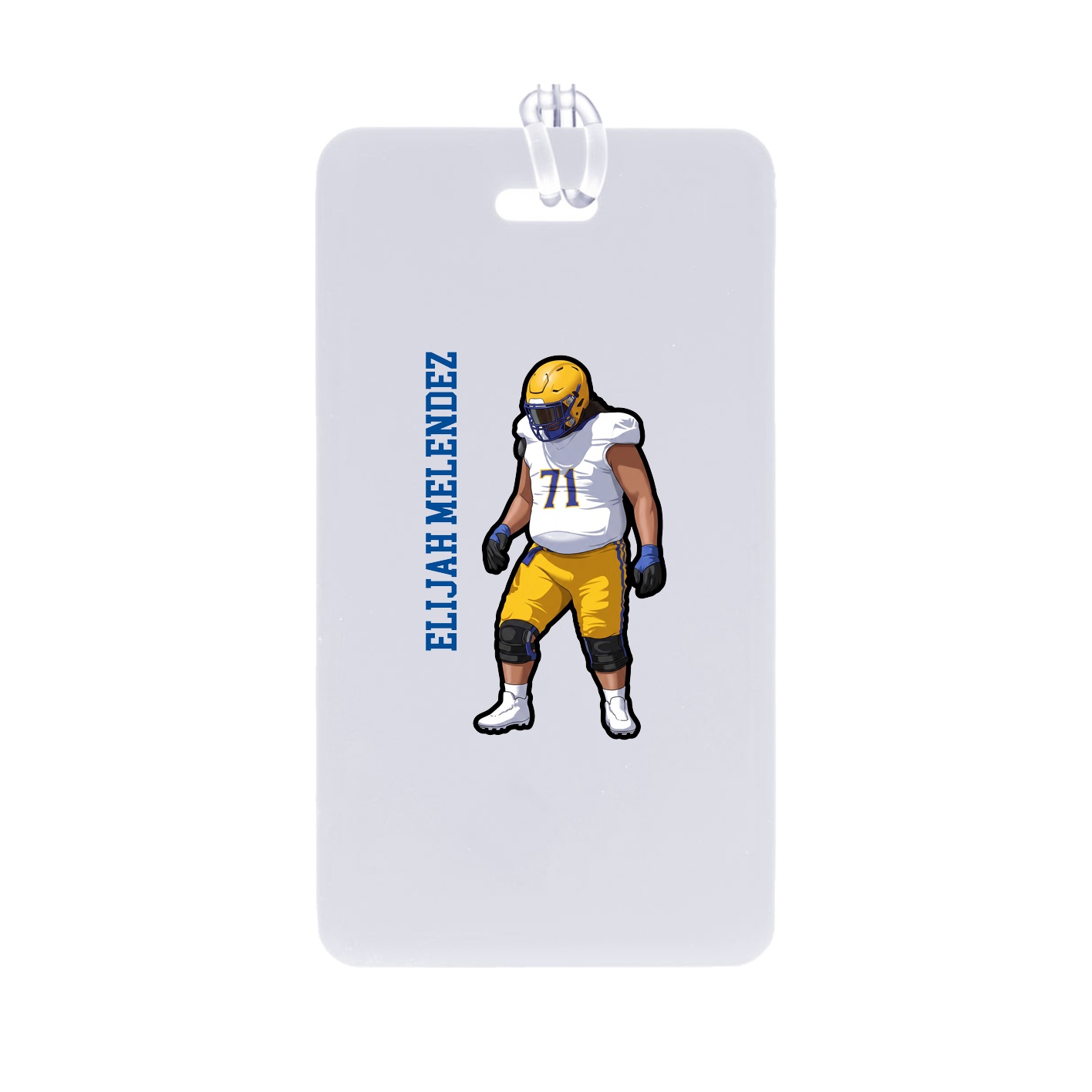 Bag Tag — Name Vertical in Classic