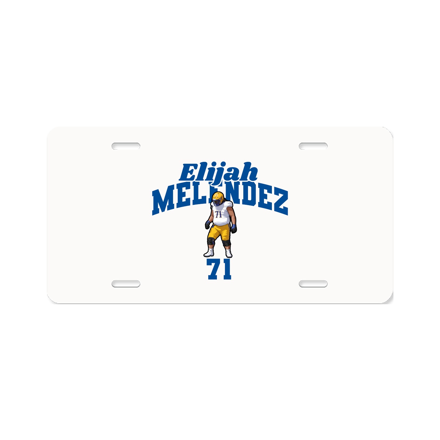 License Plate — Signature Arch in Classic