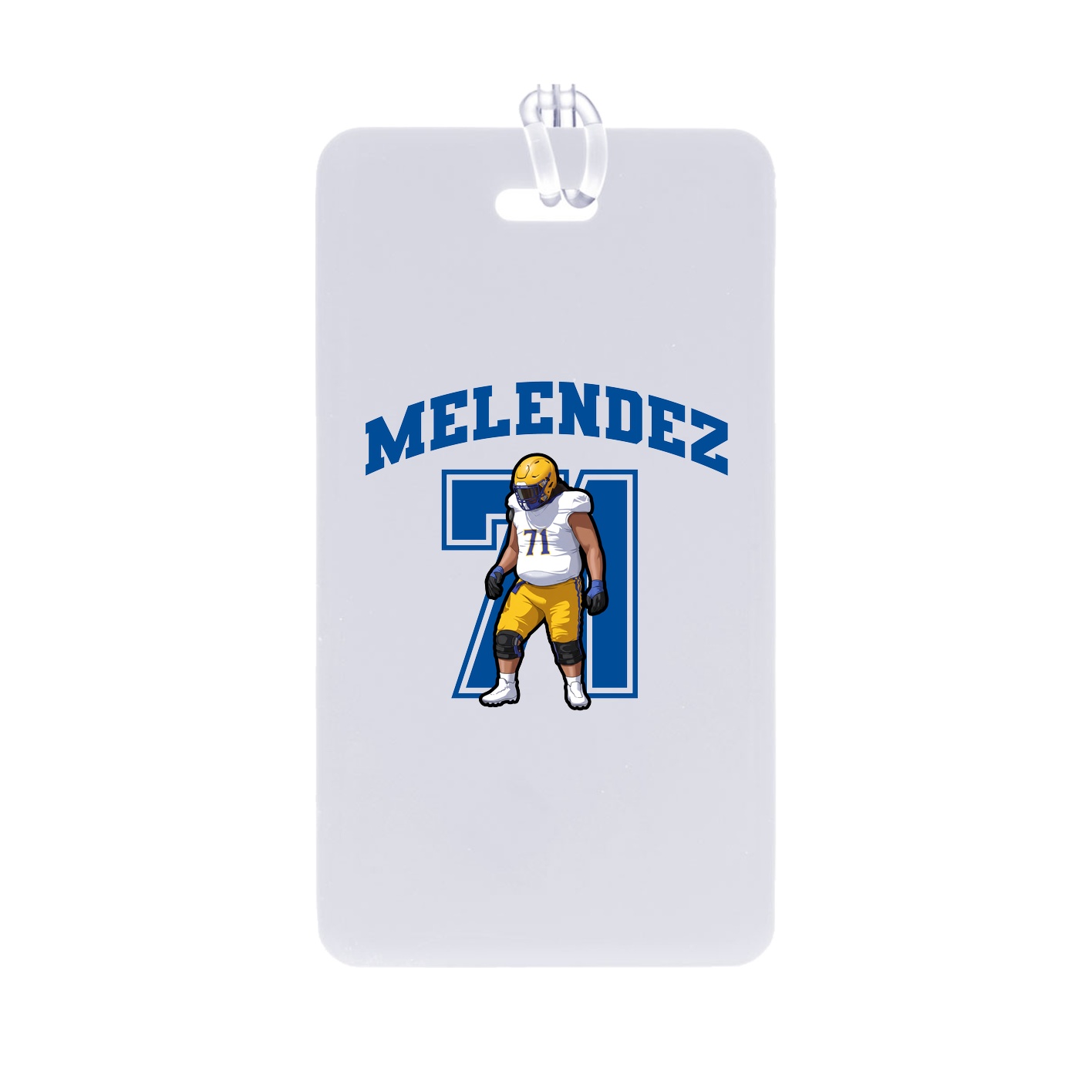 Bag Tag — Number in Classic