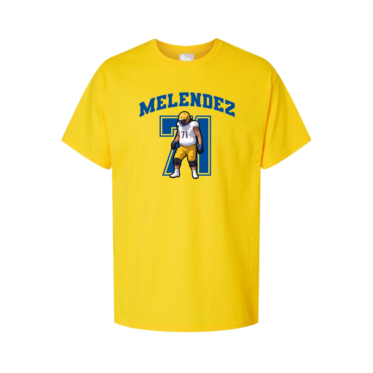 Youth Tee — Number in Gold