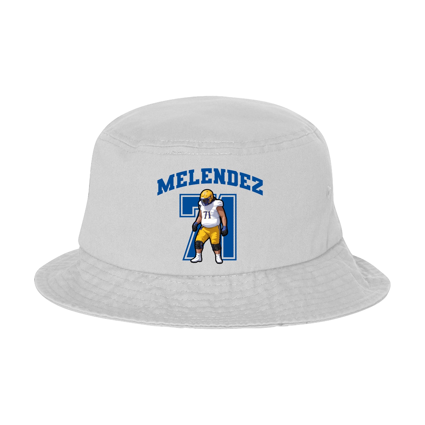 Bucket Cap — Number in White