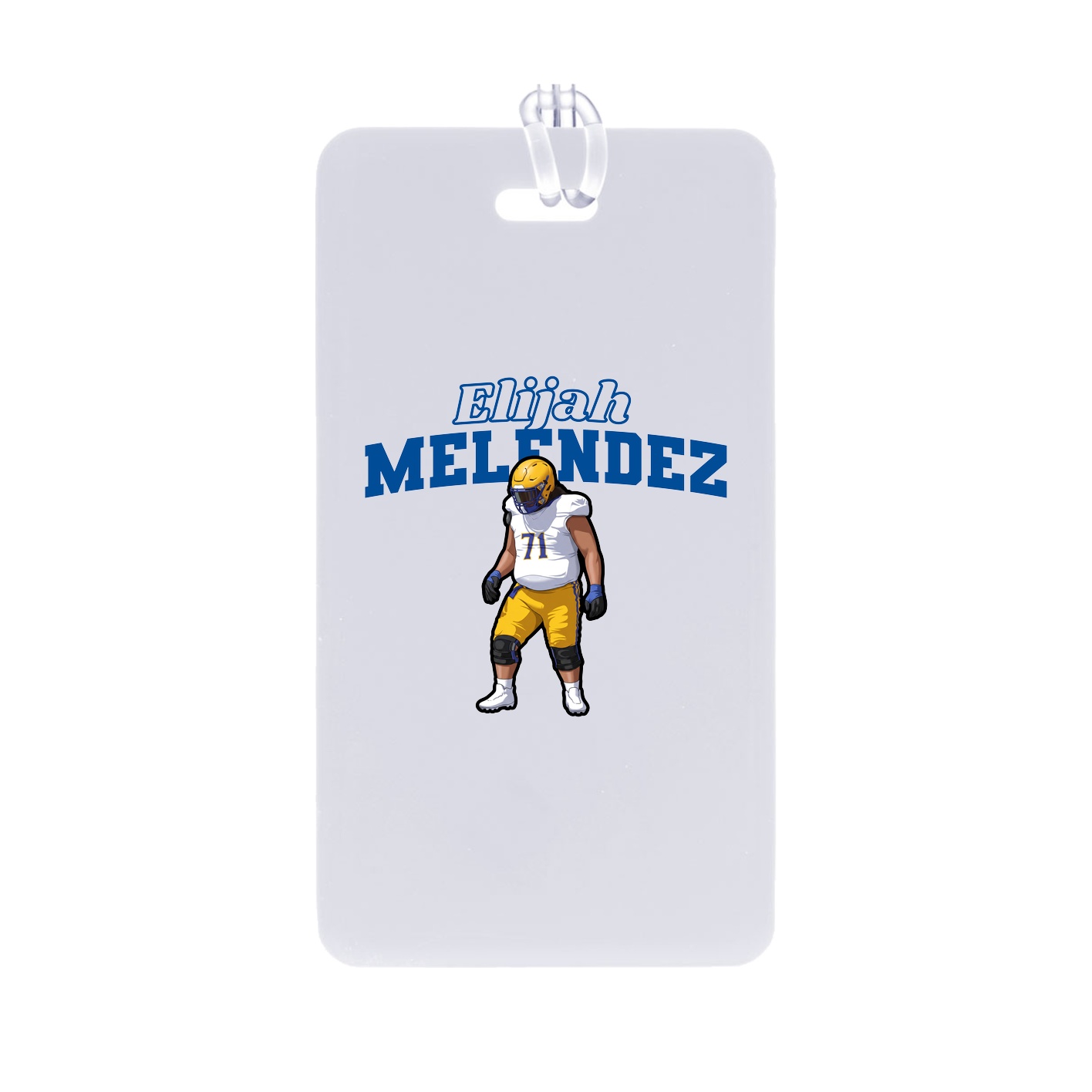 Bag Tag — Name Arch in Classic