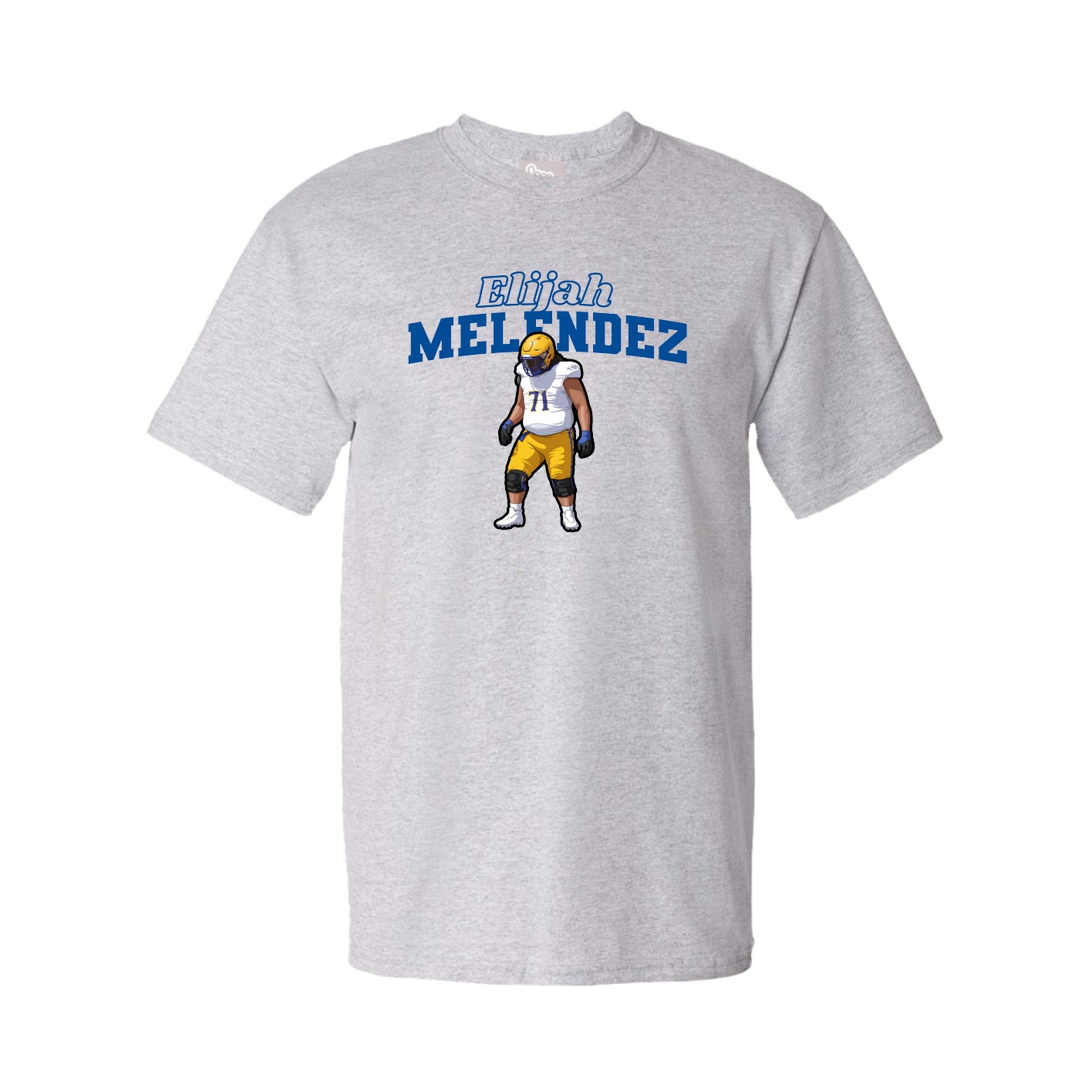 Tee — Name Arch in Grey
