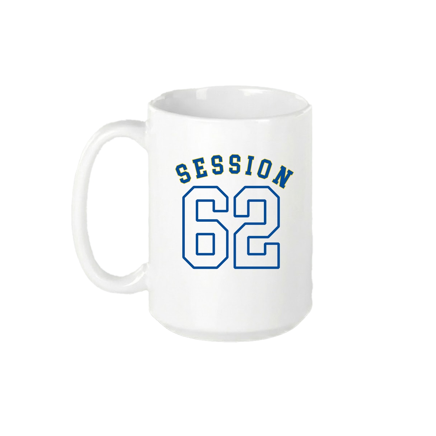 15oz Coffee Mug — Shirsey Arch in White