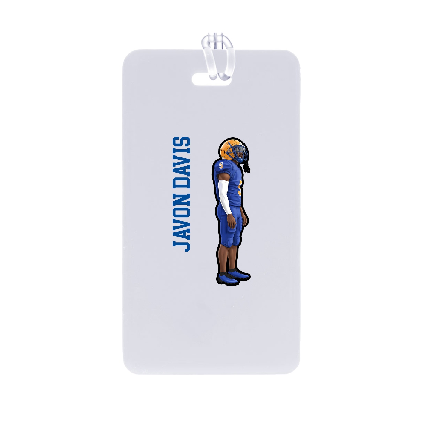 Bag Tag — Name Vertical in Classic