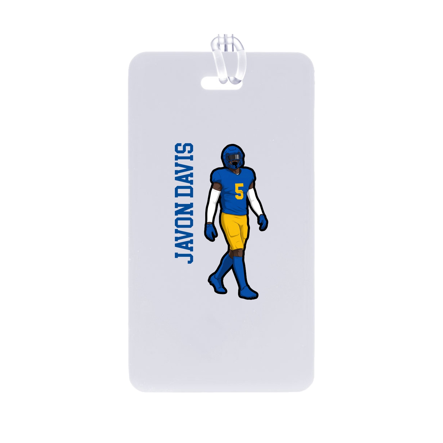 Bag Tag — Name Vertical in Classic