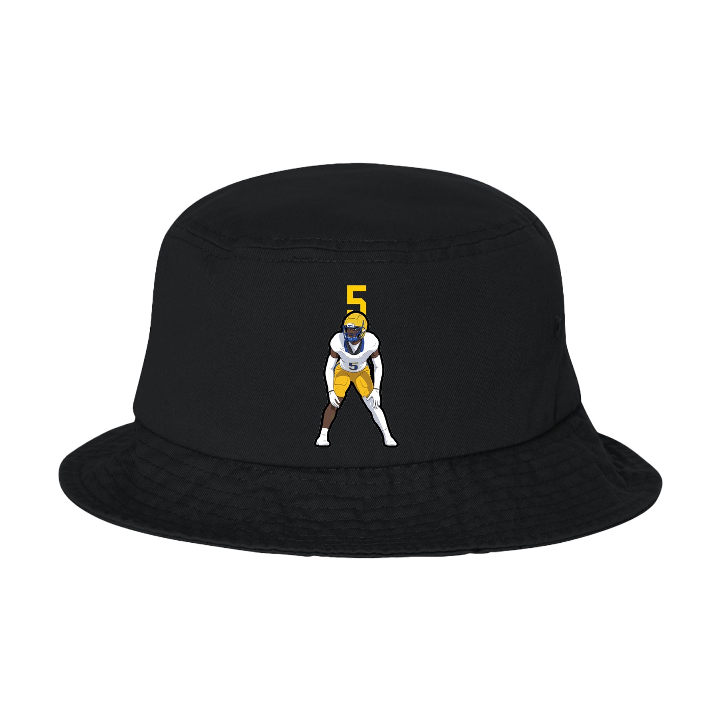 Bucket Cap — Number Top in Black