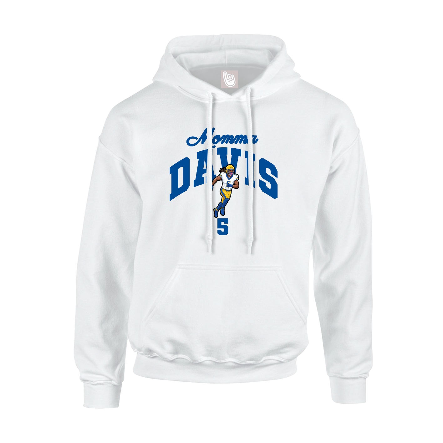 Youth Hoodie — Mothers Day Arch in White