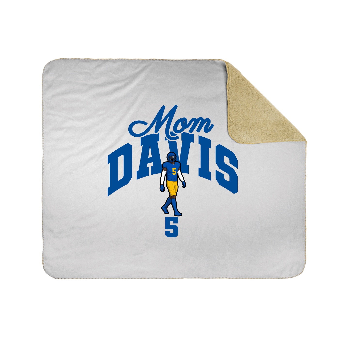 Throw Blanket — Mothers Day Arch in White