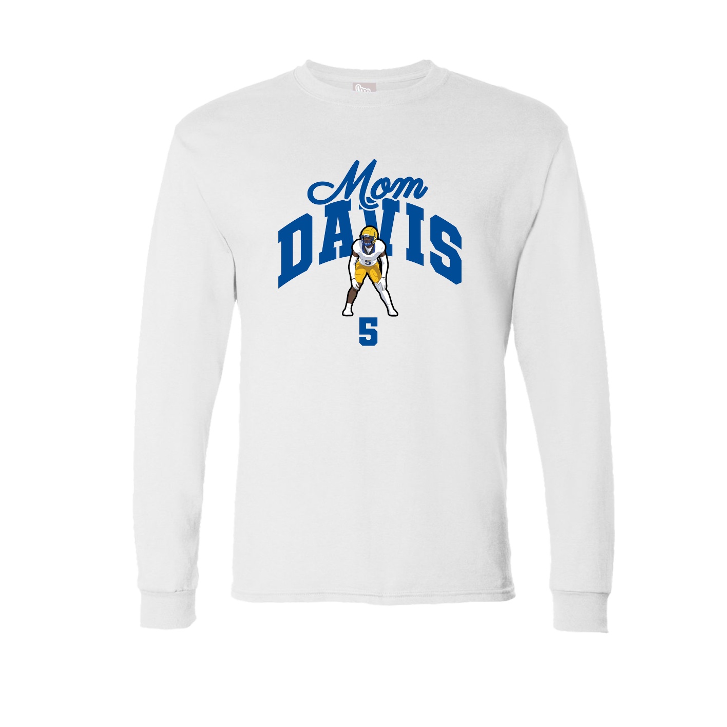 Long Sleeve Tee — Mothers Day Arch in White