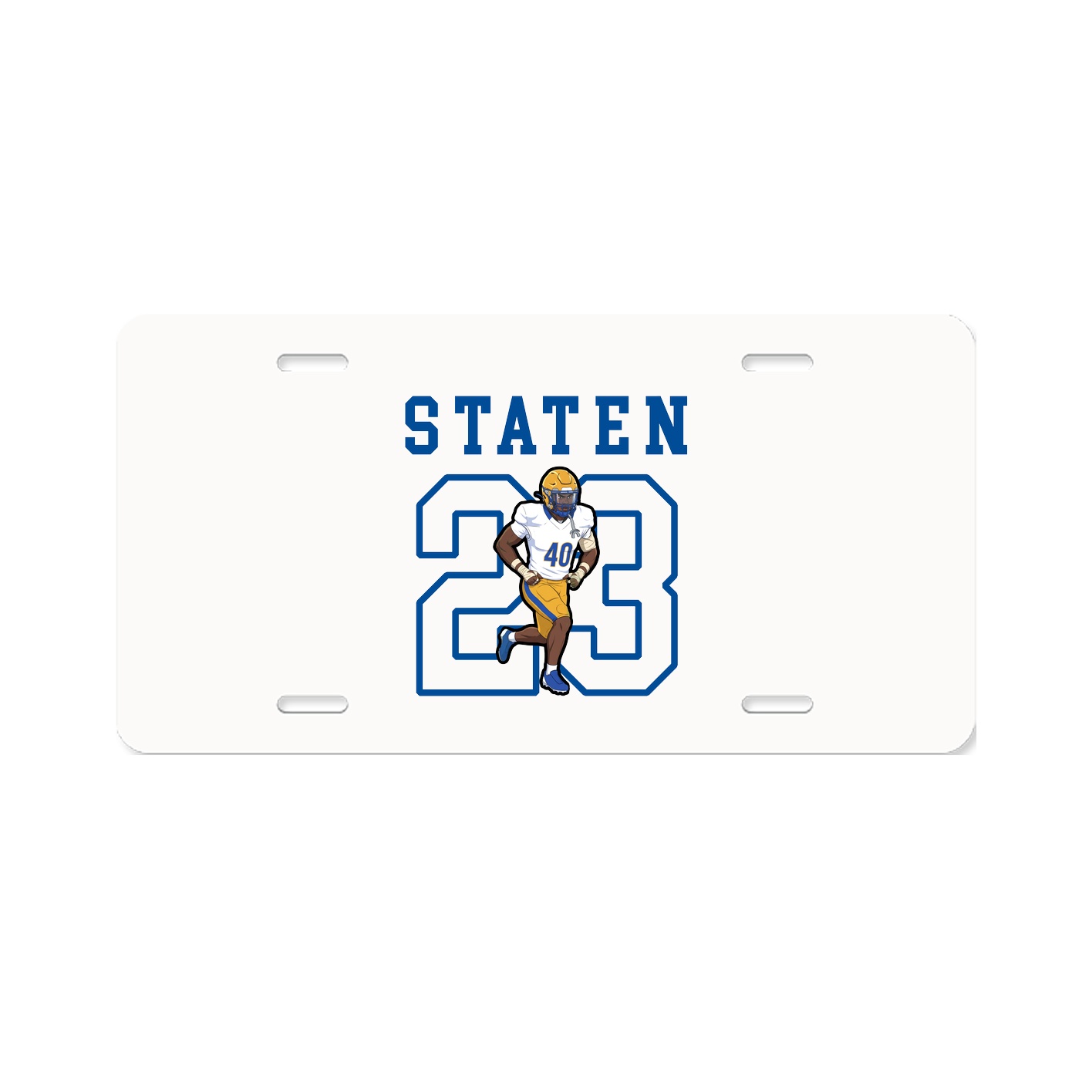 License Plate — Shirsey in Classic