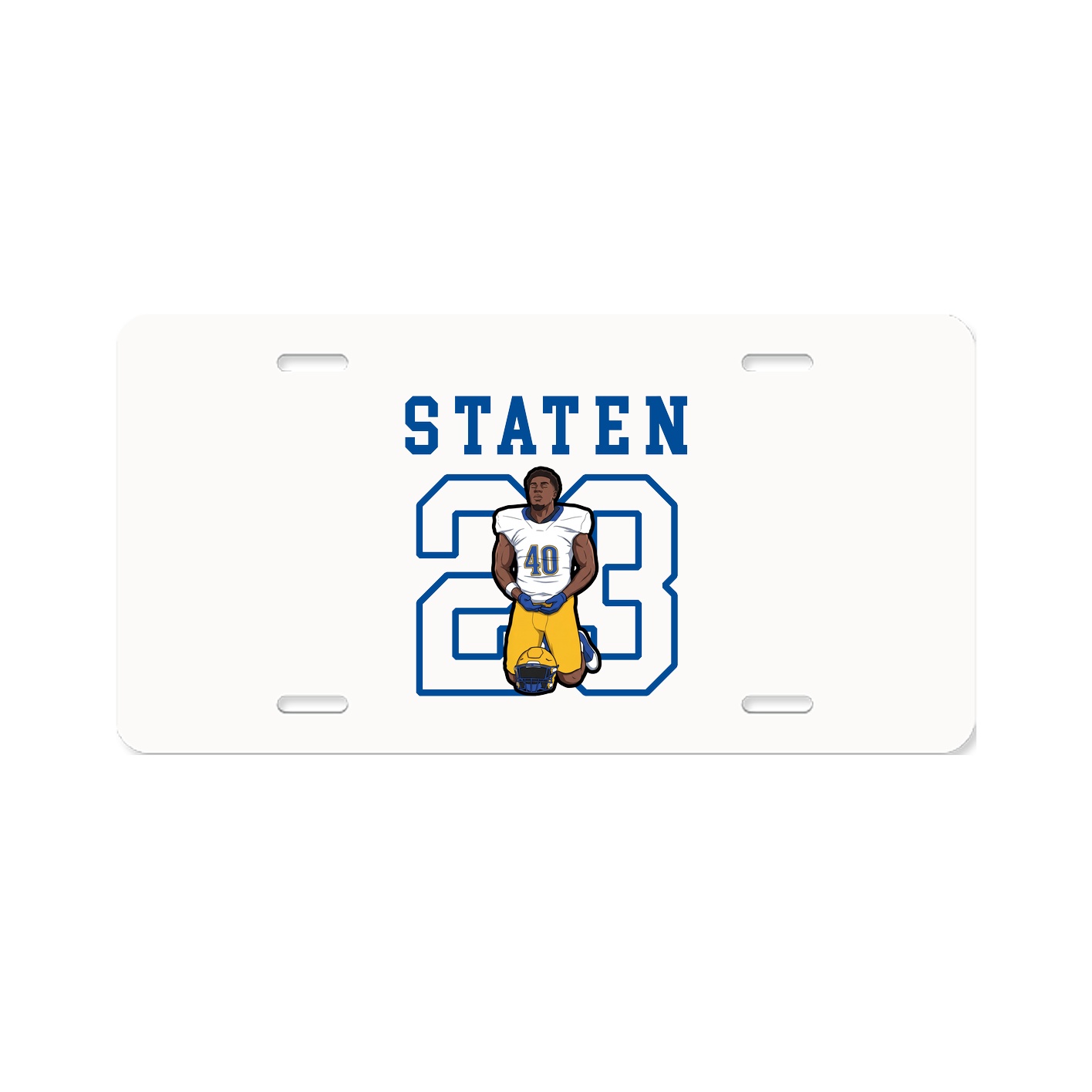 License Plate — Shirsey in Classic