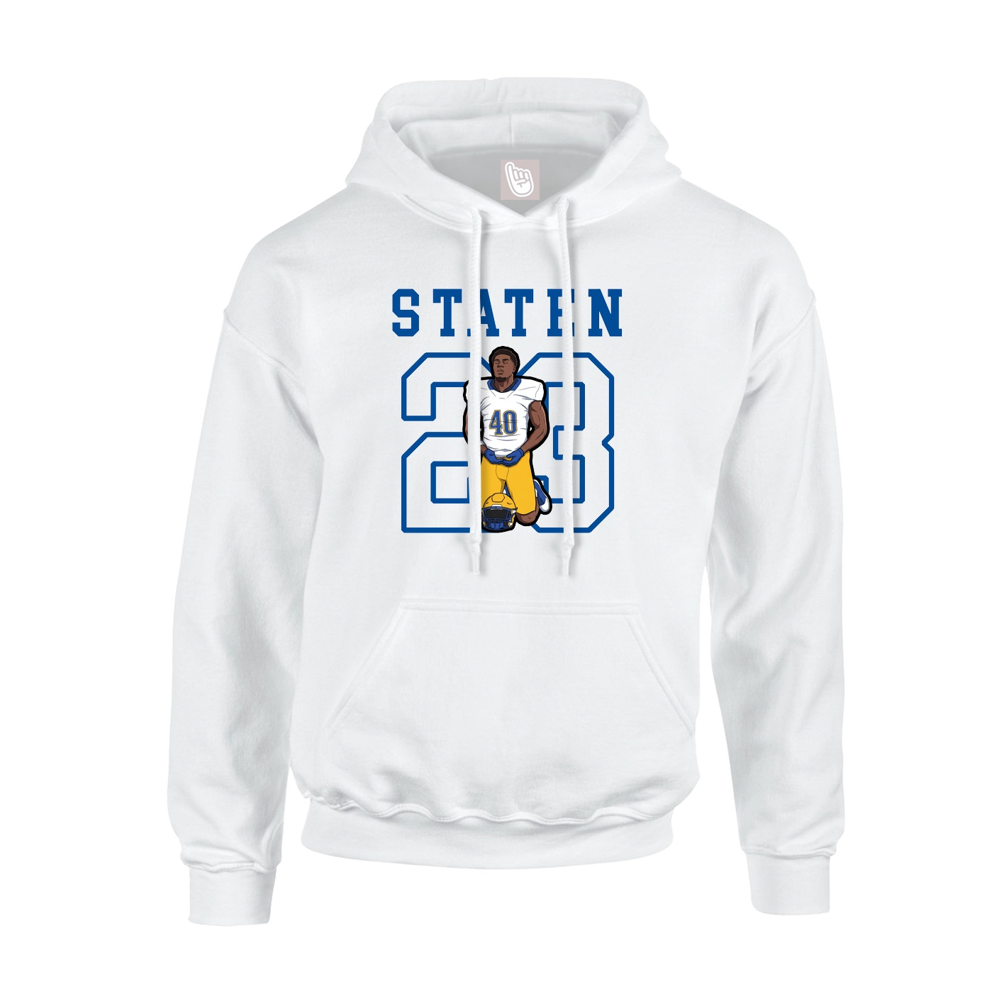 Hoodie — Shirsey in White