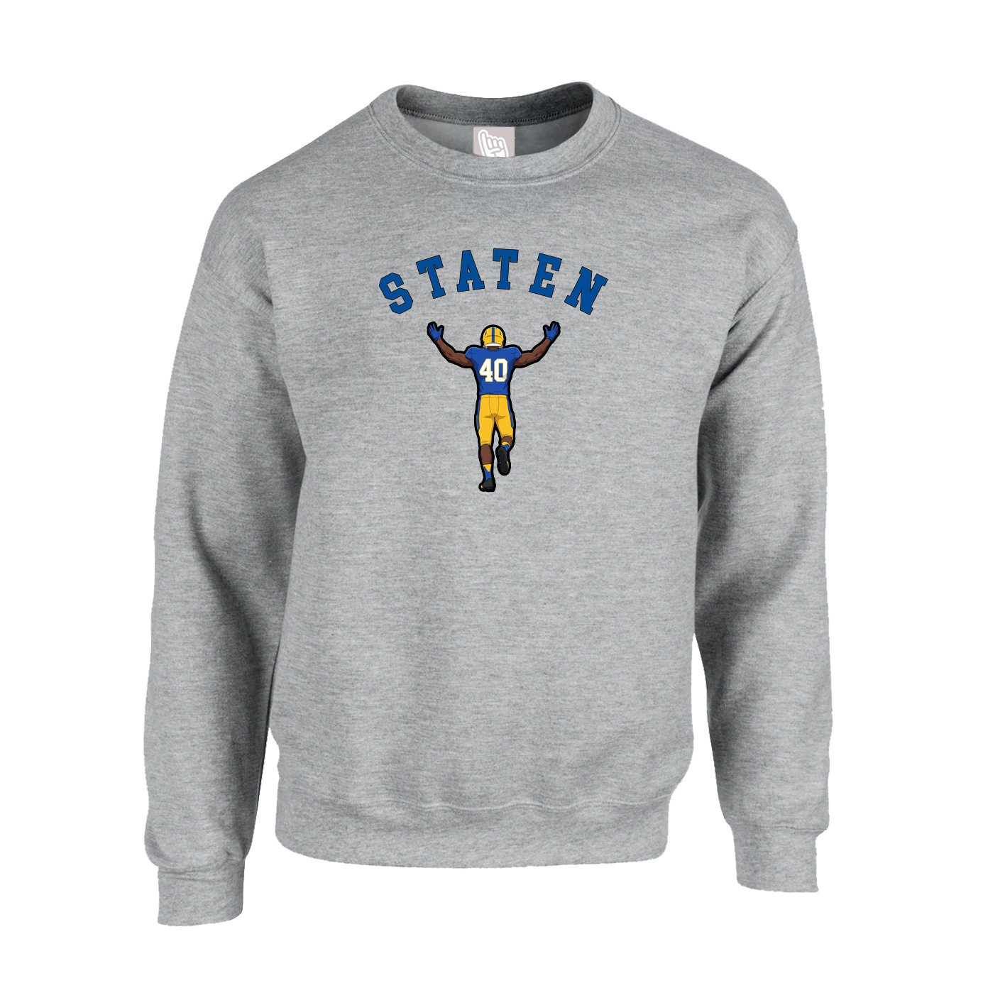 Fleece Crew — Shirsey Arch in Grey
