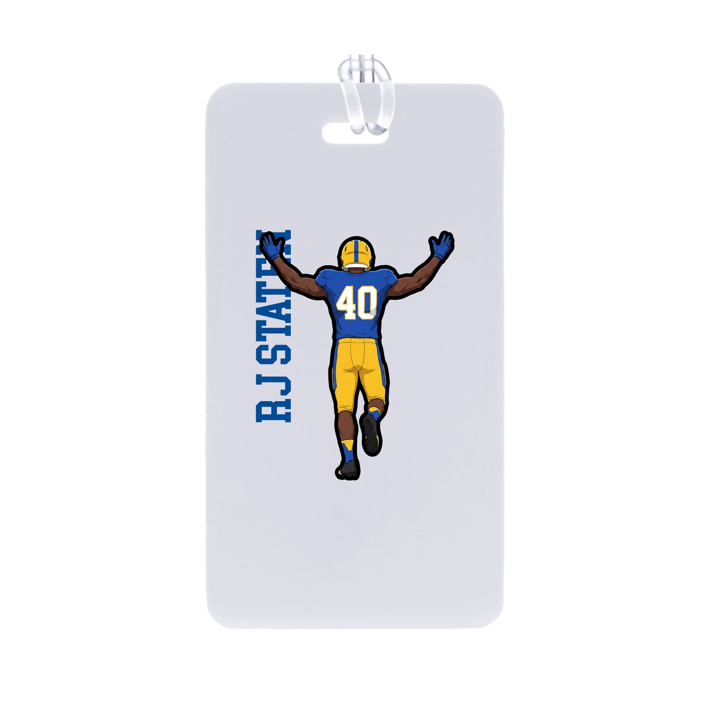Bag Tag — Name Vertical in Classic