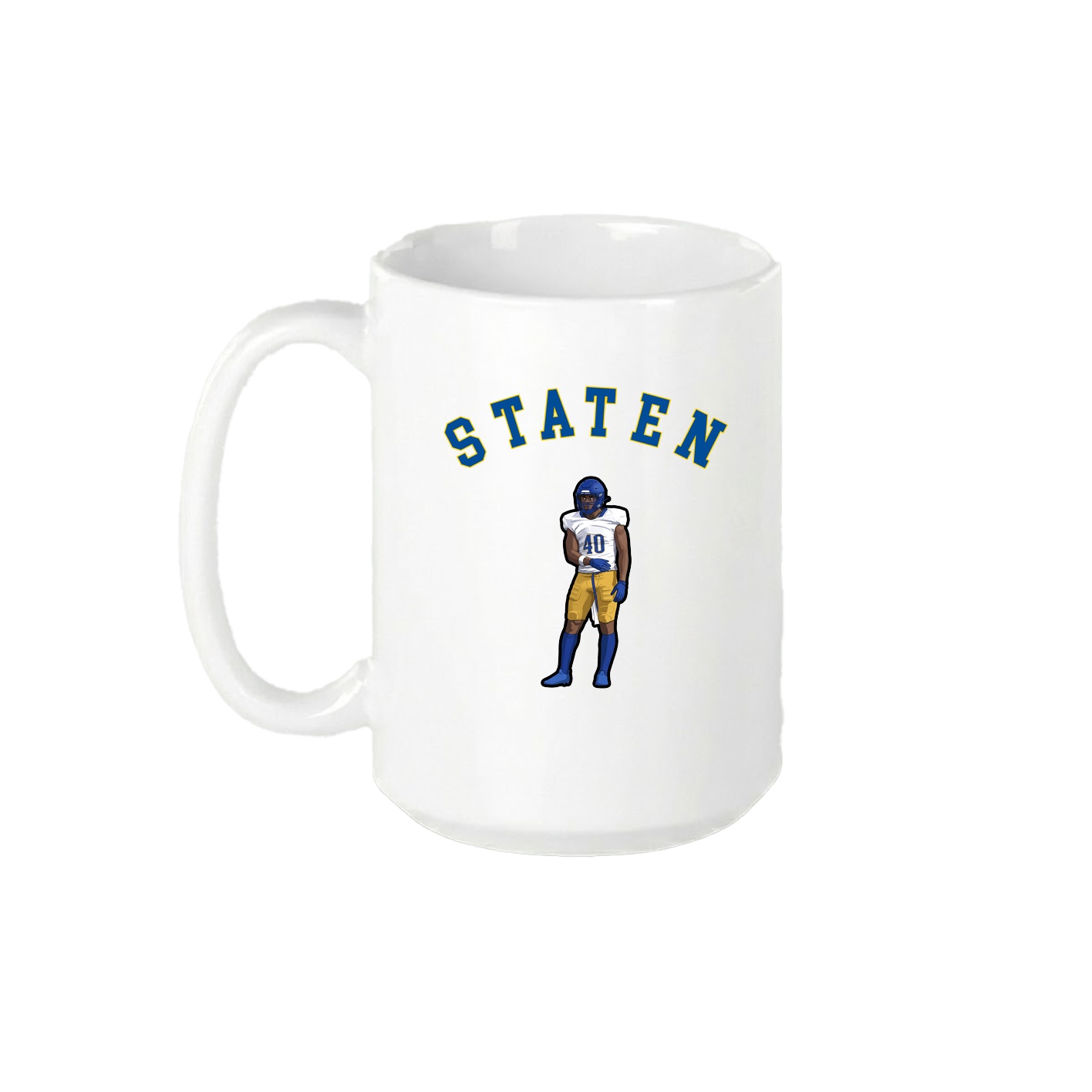 15oz Coffee Mug — Shirsey Arch in White