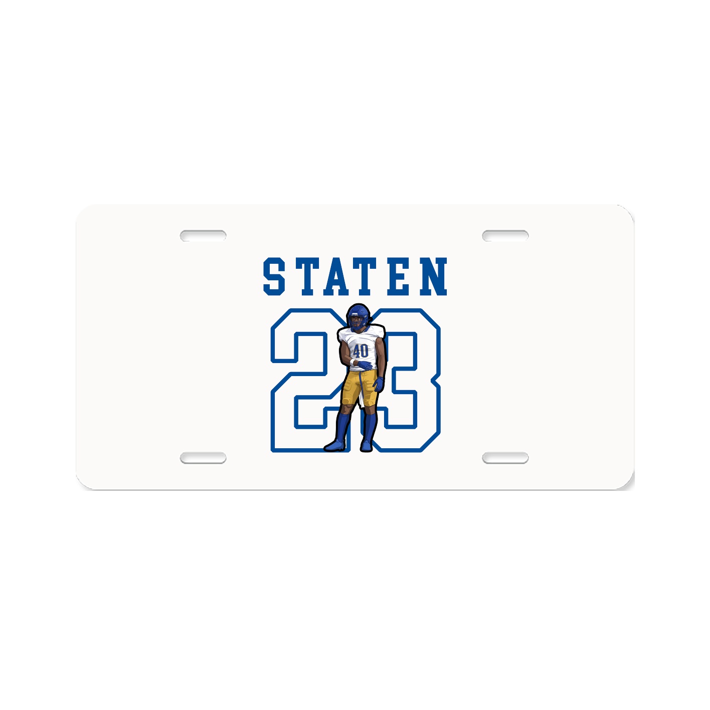 License Plate — Shirsey in Classic
