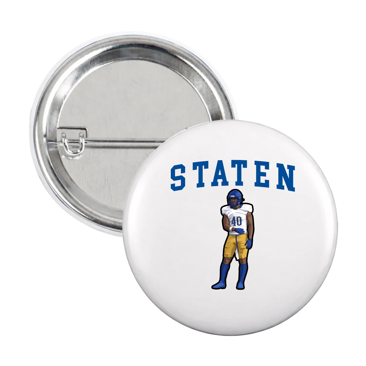 Game Day Button — Shirsey in White
