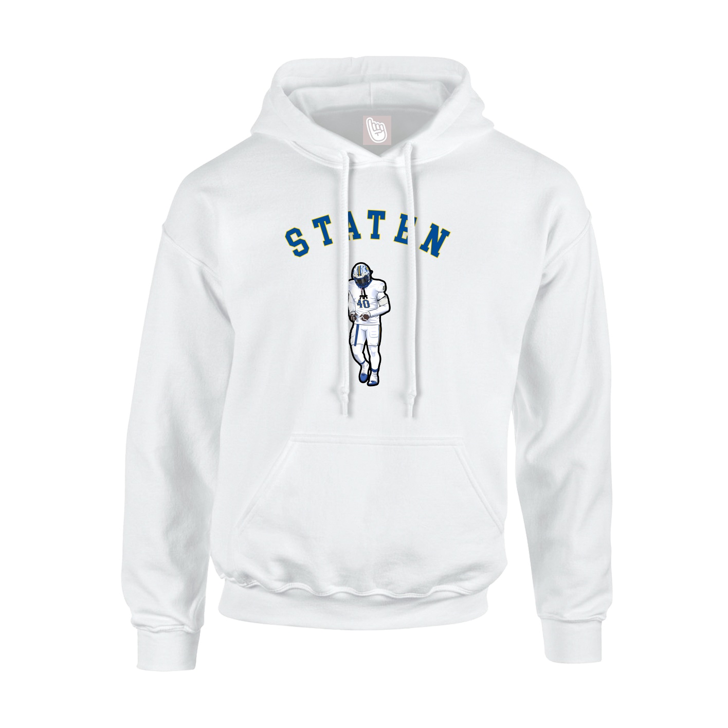 Hoodie — Shirsey Arch in White