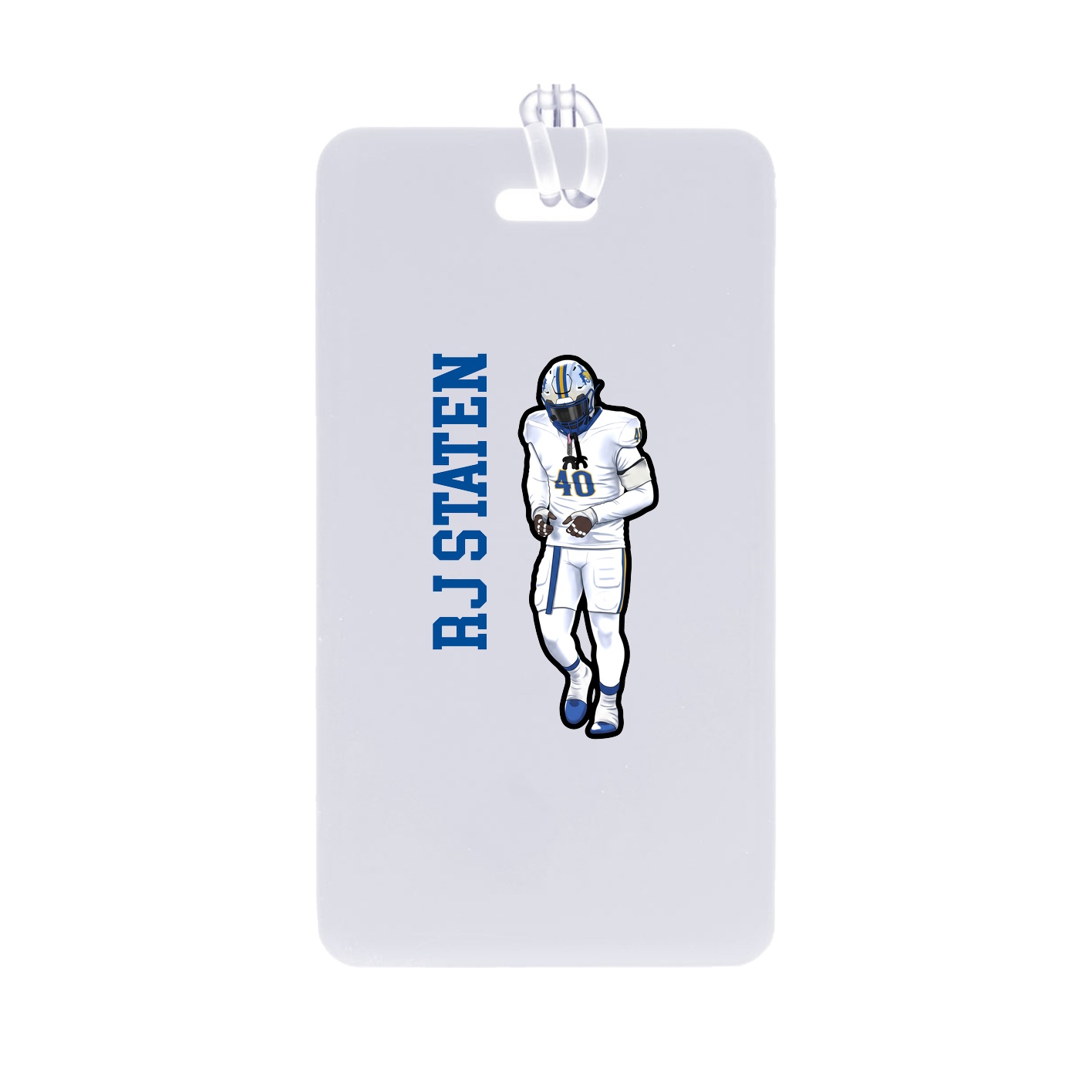 Bag Tag — Name Vertical in Classic