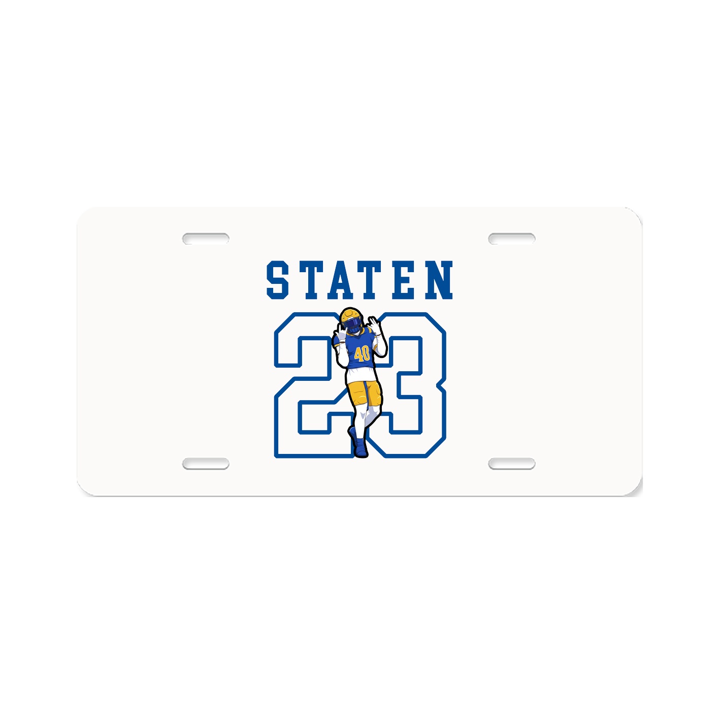 License Plate — Shirsey in Classic