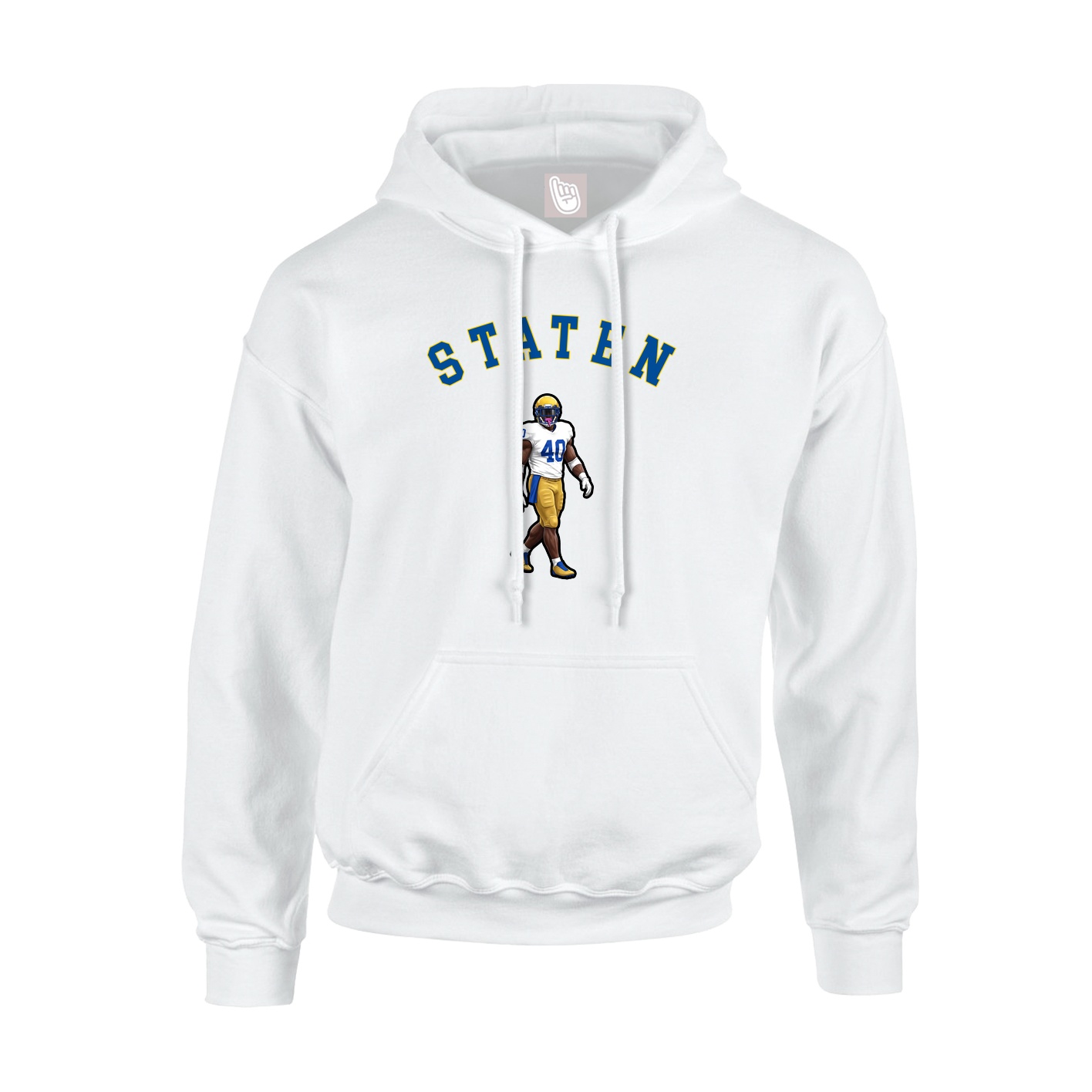 Hoodie — Shirsey Arch in White