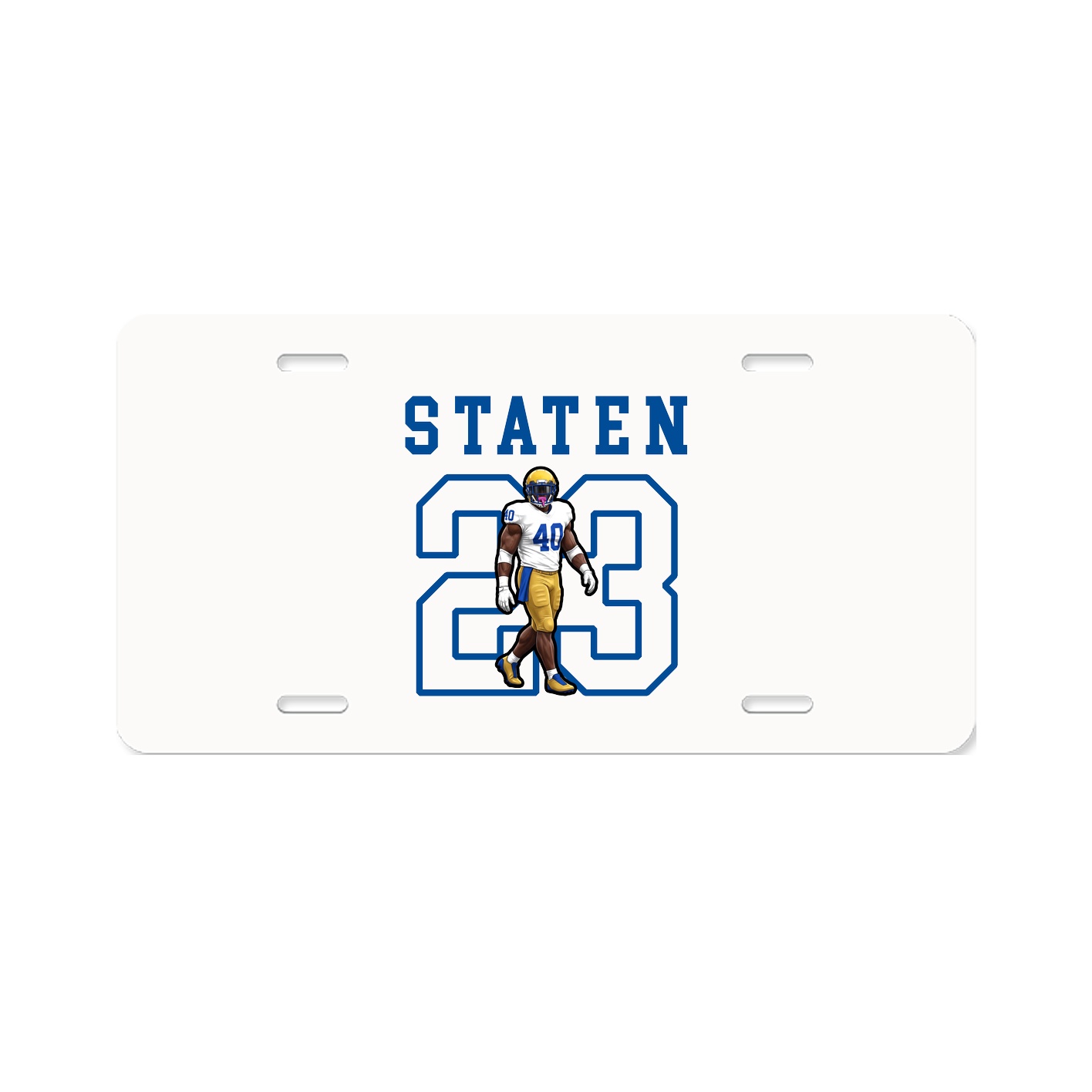 License Plate — Shirsey in Classic