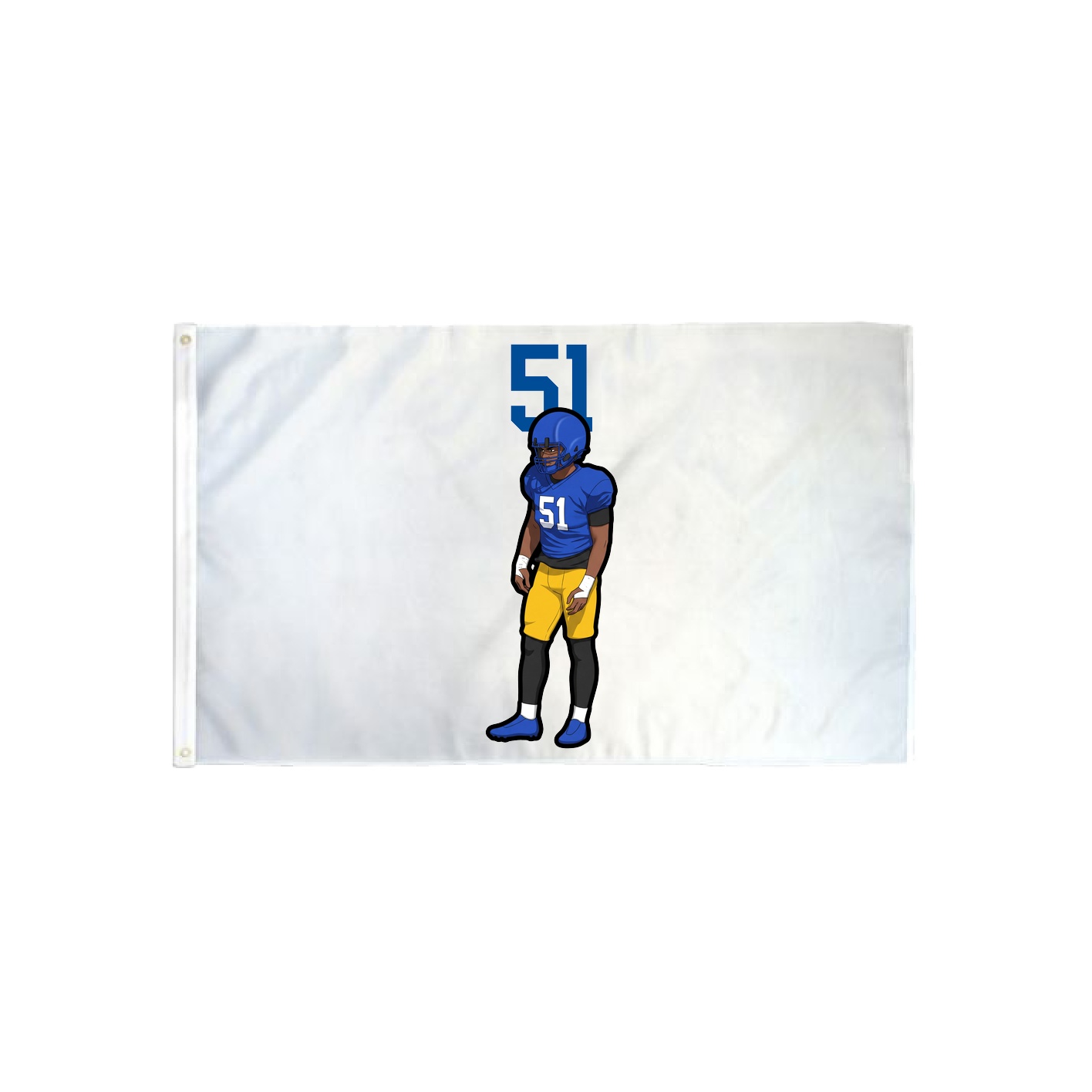 3x5 Flag — Number Top in Classic