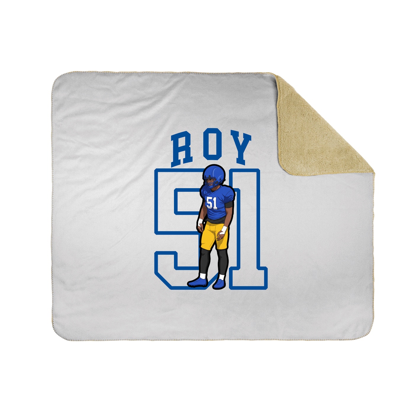 Throw Blanket — Shirsey in White