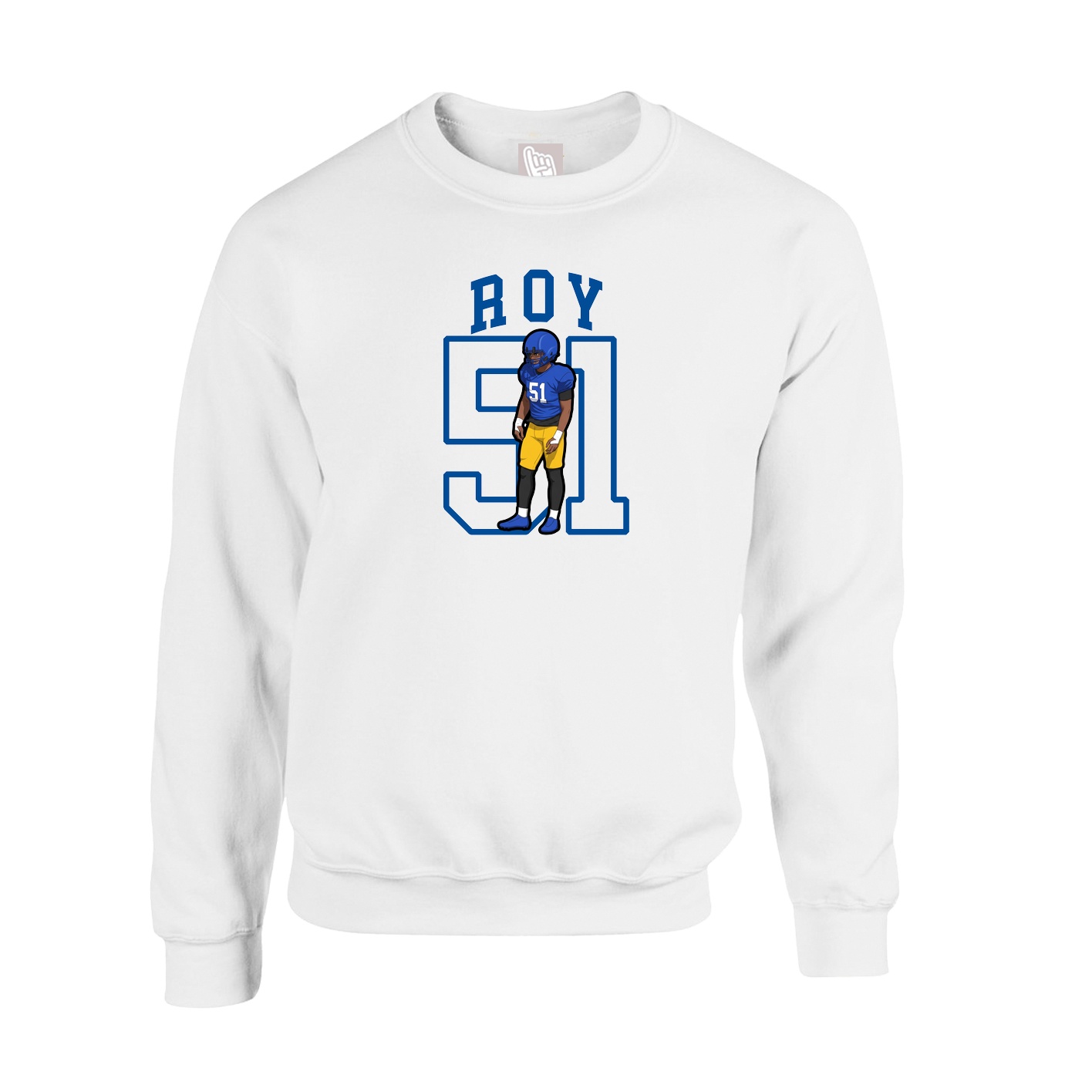 Fleece Crew — Shirsey in White