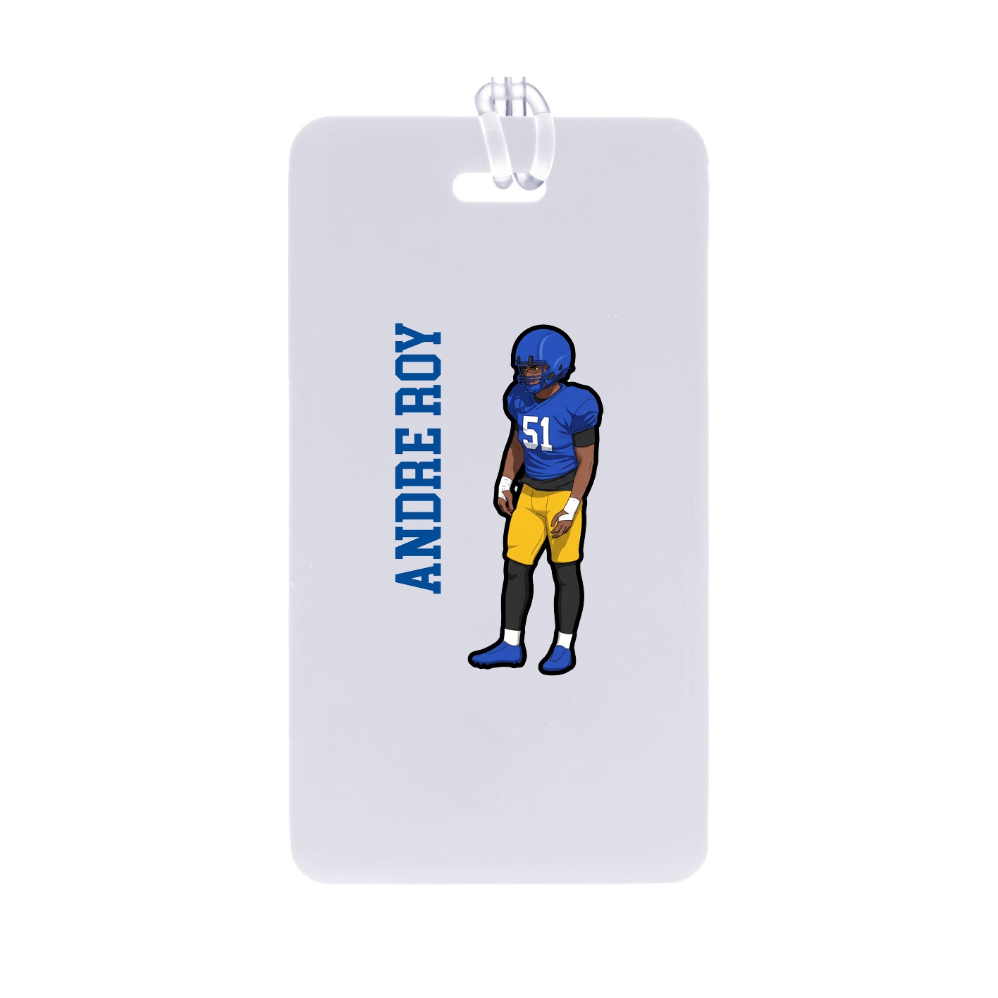 Bag Tag — Name Vertical in Classic