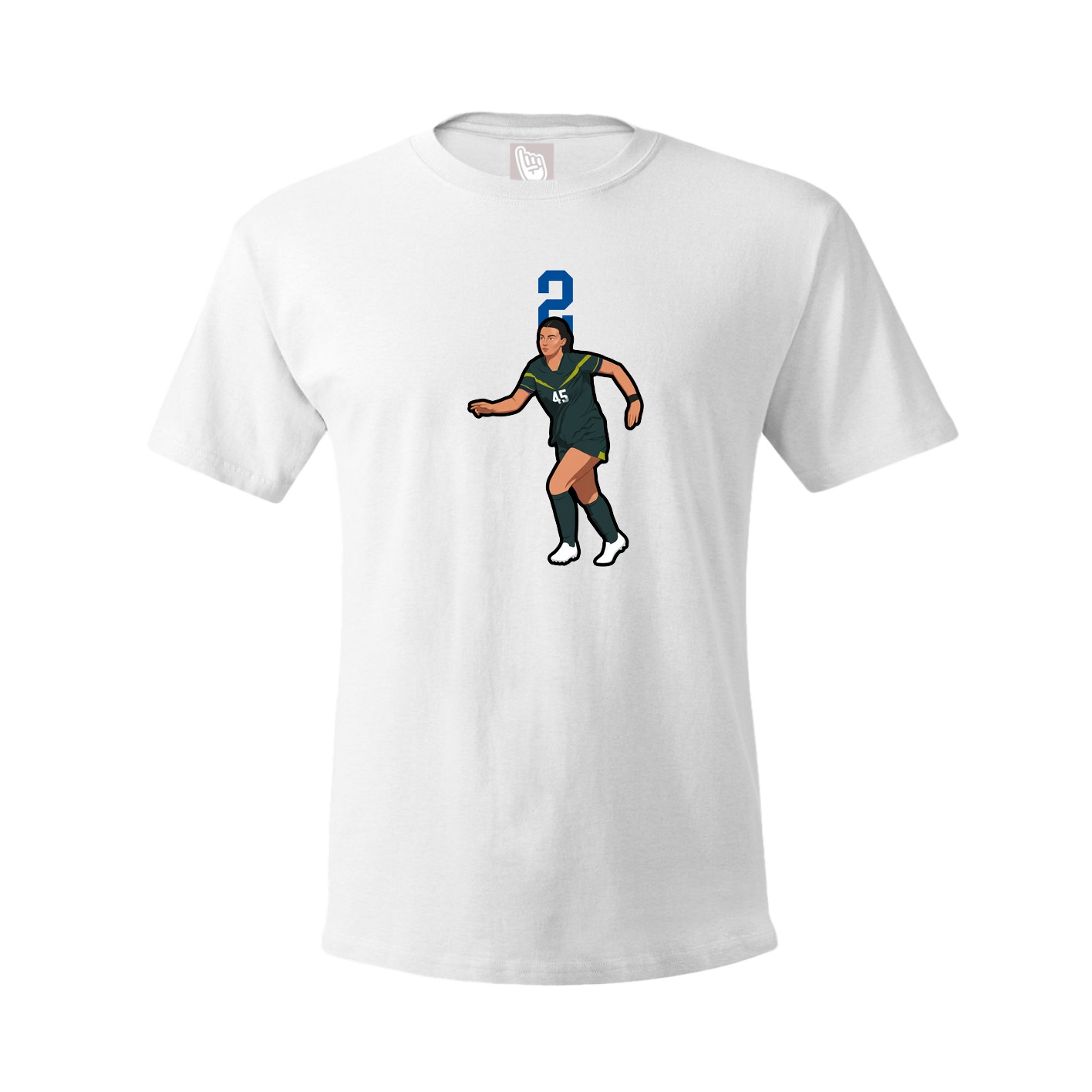 Tee — Number Top in White