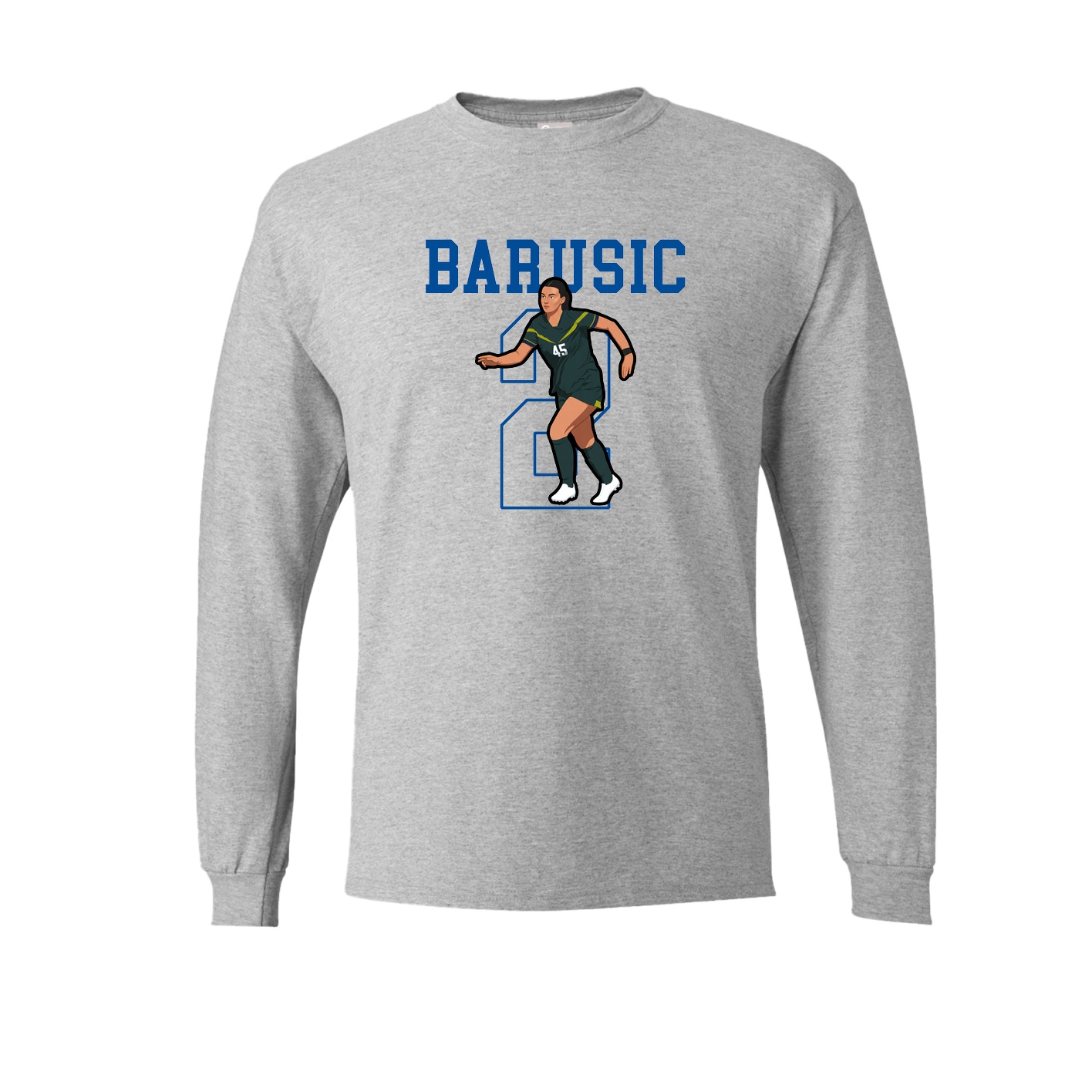 Long Sleeve Tee — Shirsey in Grey