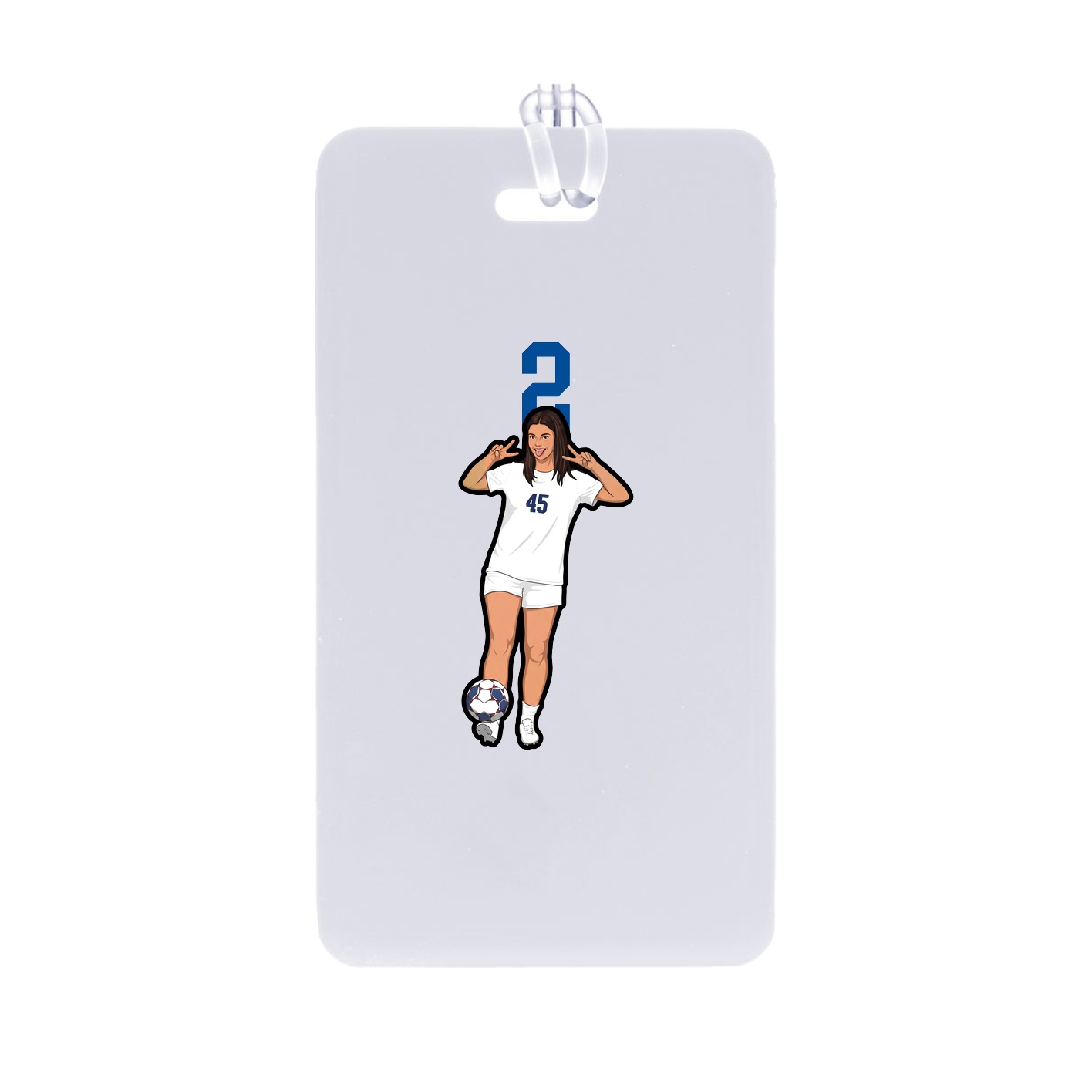 Bag Tag — Number Top in Classic