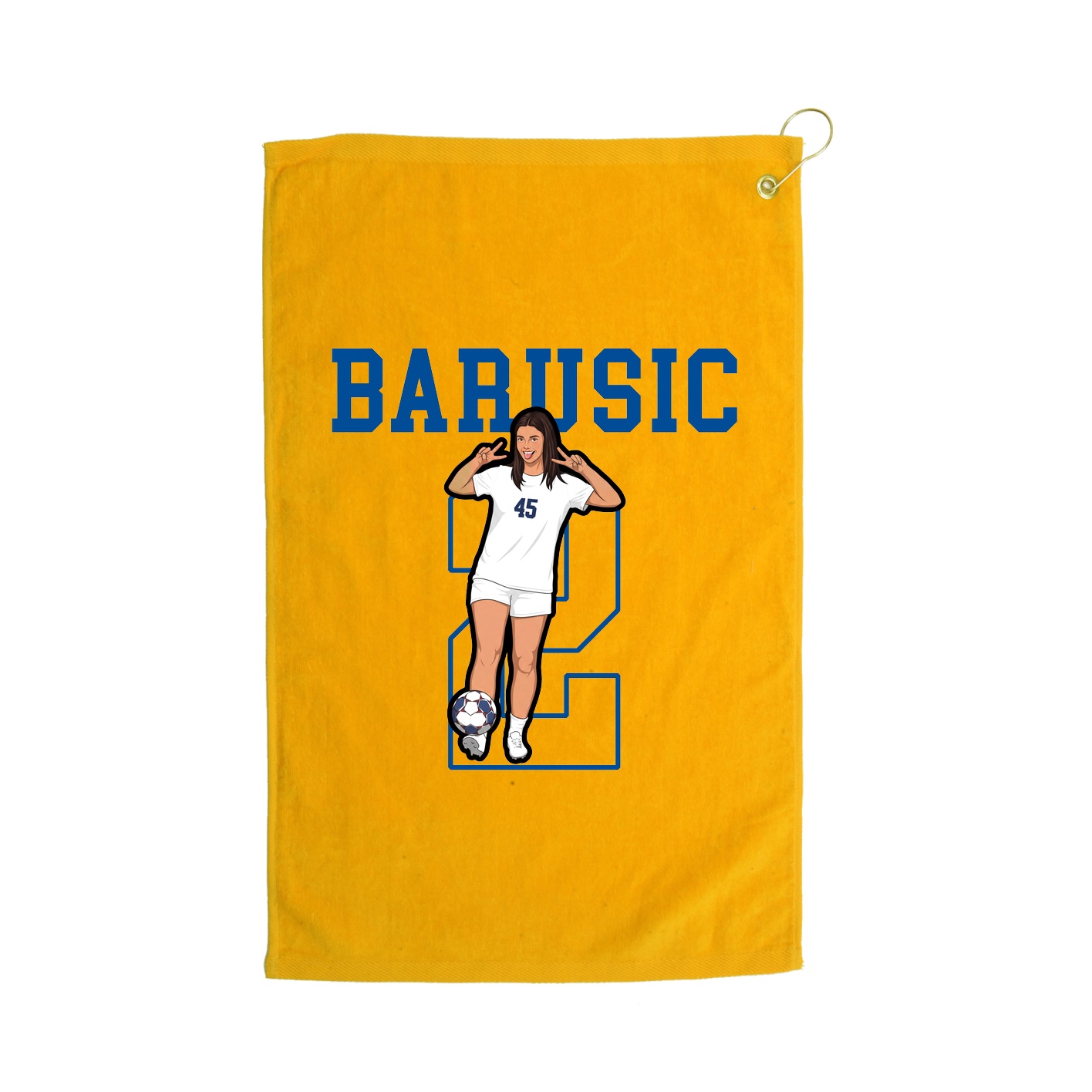 Golf Towel — Shirsey in Gold