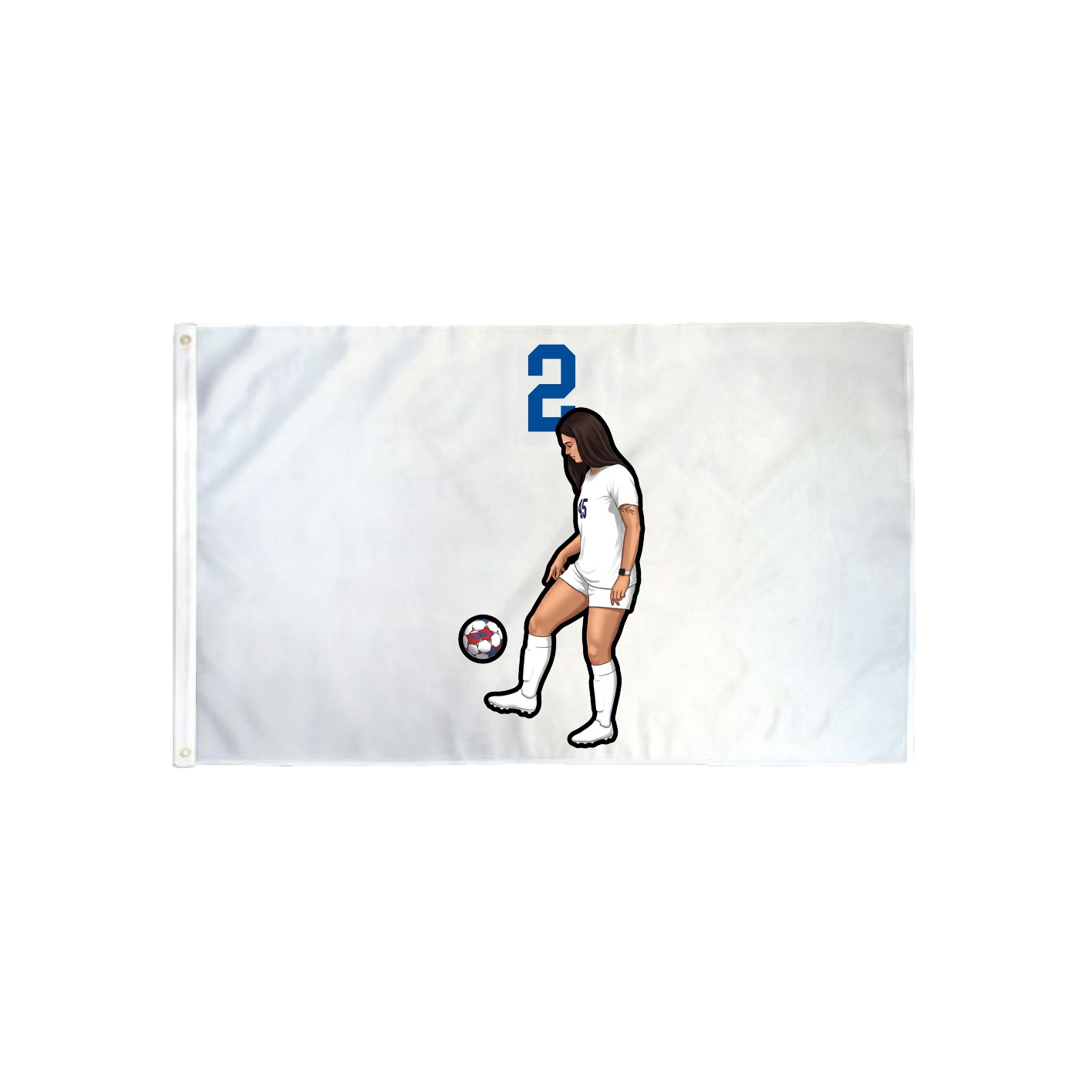 3x5 Flag — Number Top in Classic