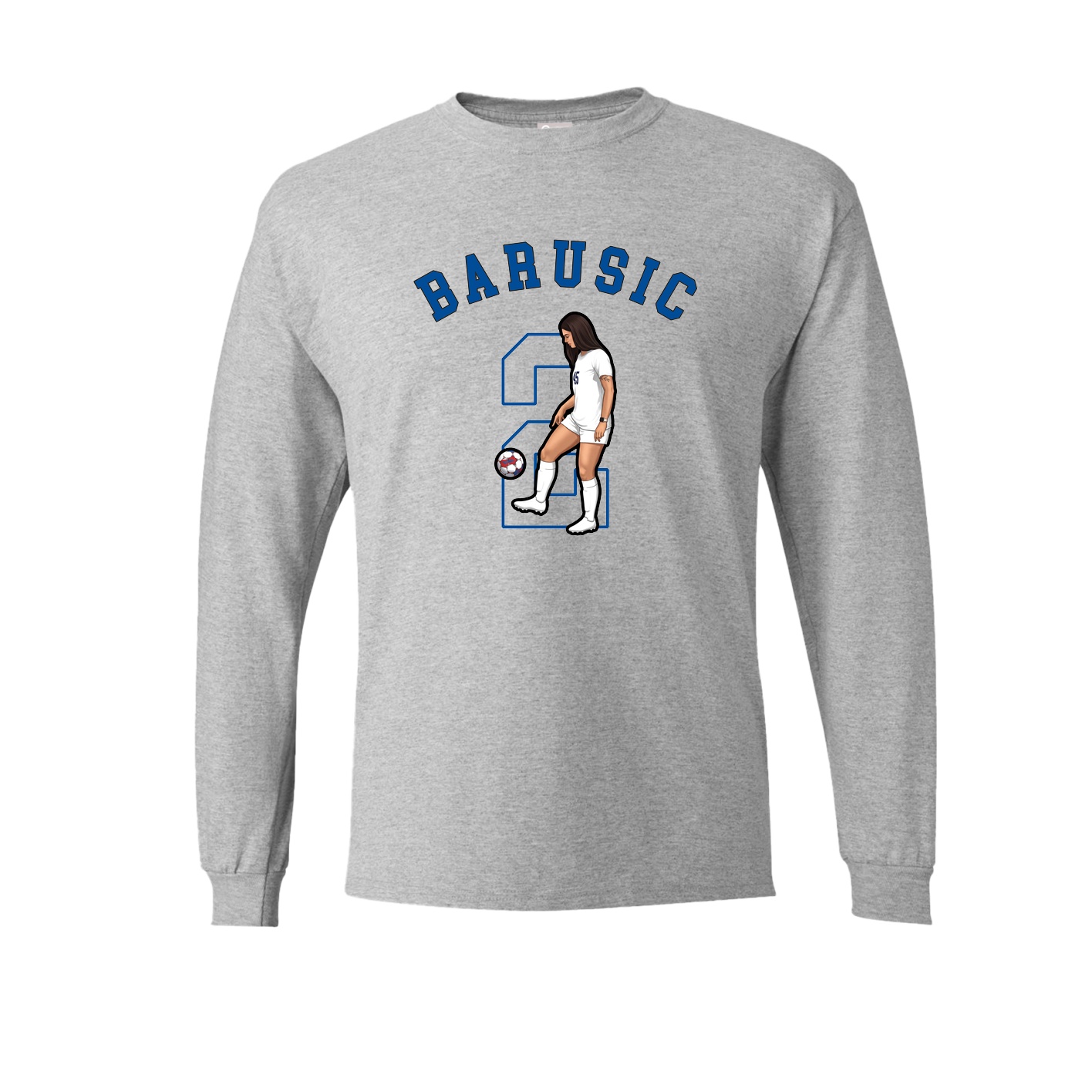 Long Sleeve Tee — Shirsey Arch in Grey